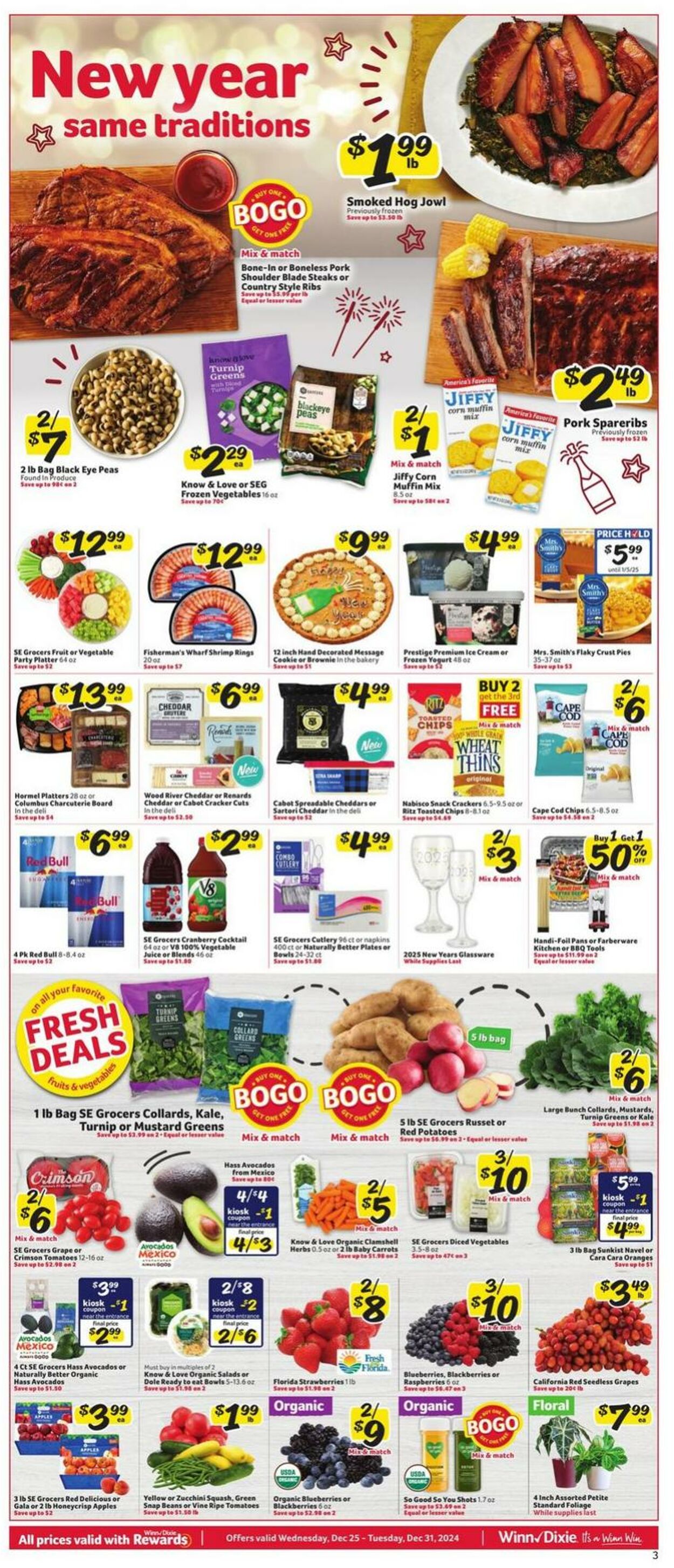 Weekly ad Winn-Dixie 12/25/2024 - 12/31/2024