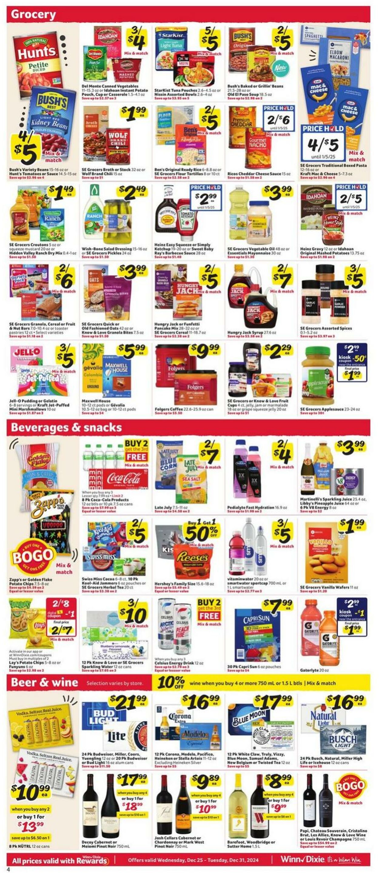 Weekly ad Winn-Dixie 12/25/2024 - 12/31/2024