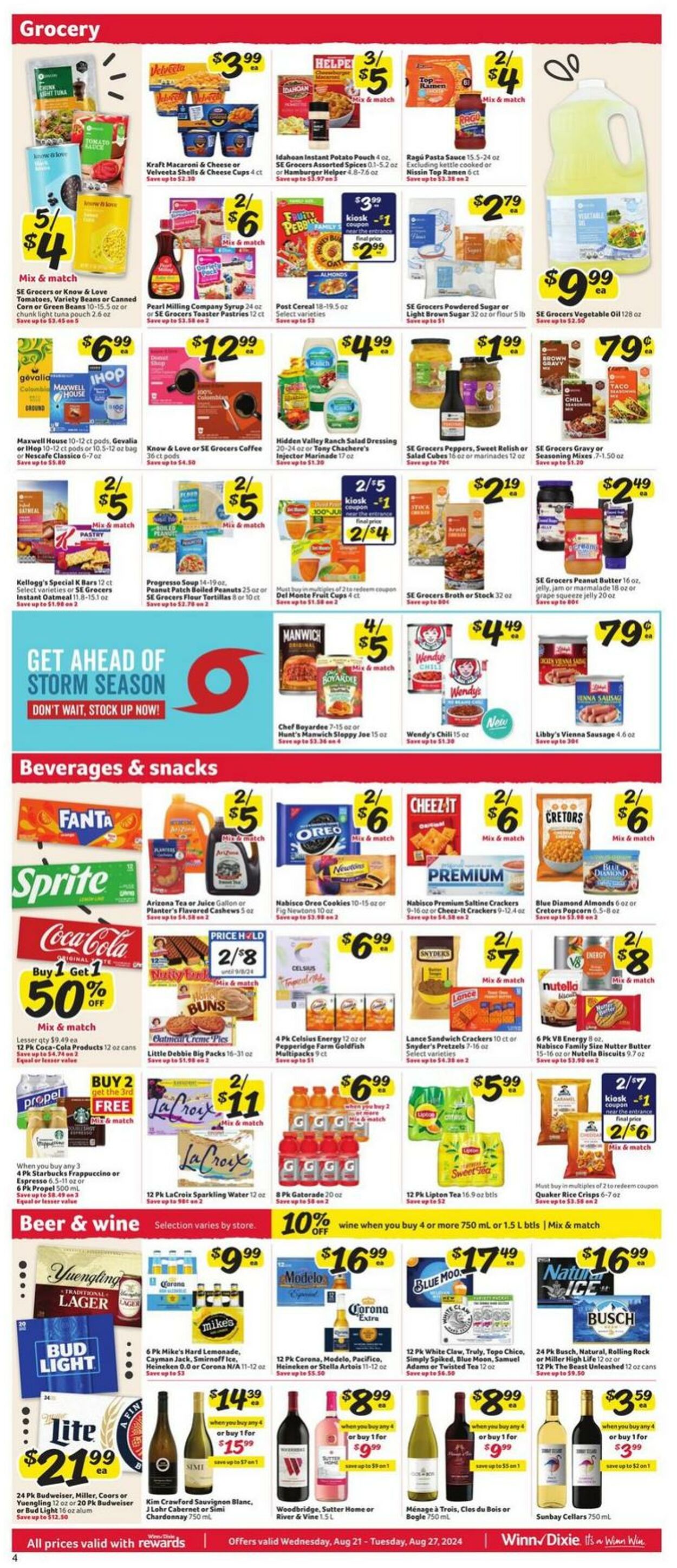 Weekly ad Winn-Dixie 08/21/2024 - 08/27/2024