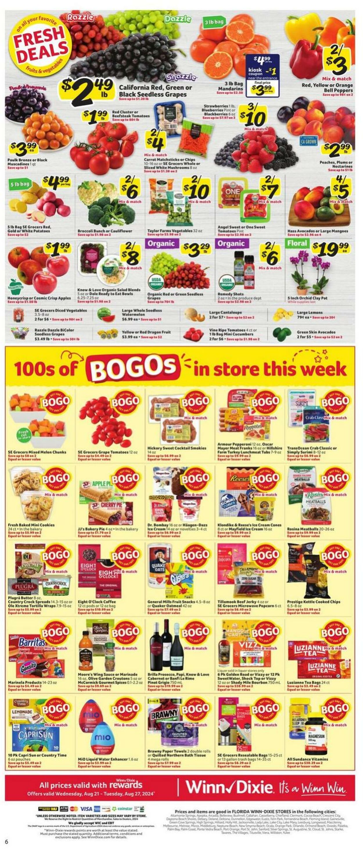 Weekly ad Winn-Dixie 08/21/2024 - 08/27/2024