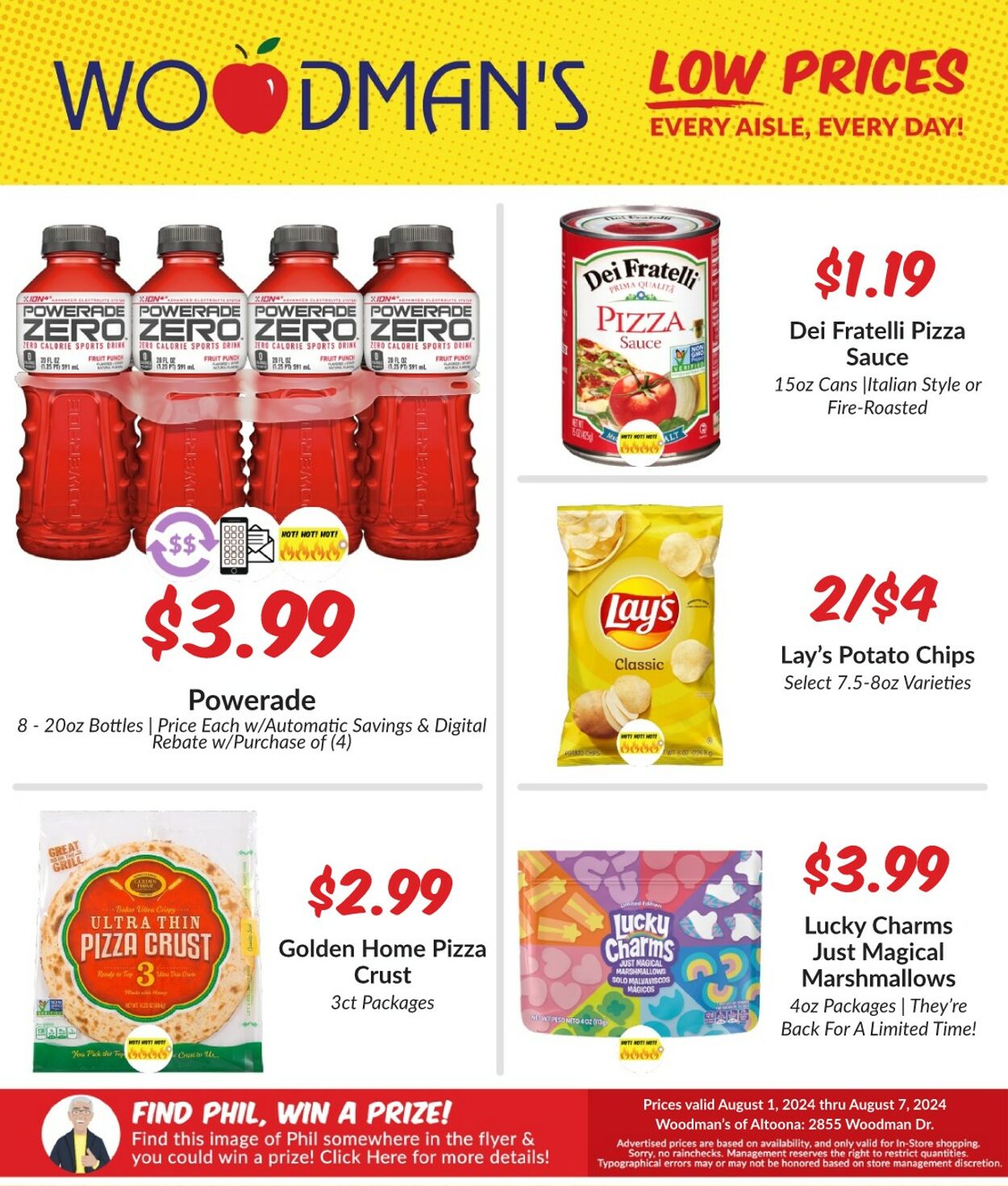 Weekly ad Woodman's Market 08/01/2024 - 08/07/2024