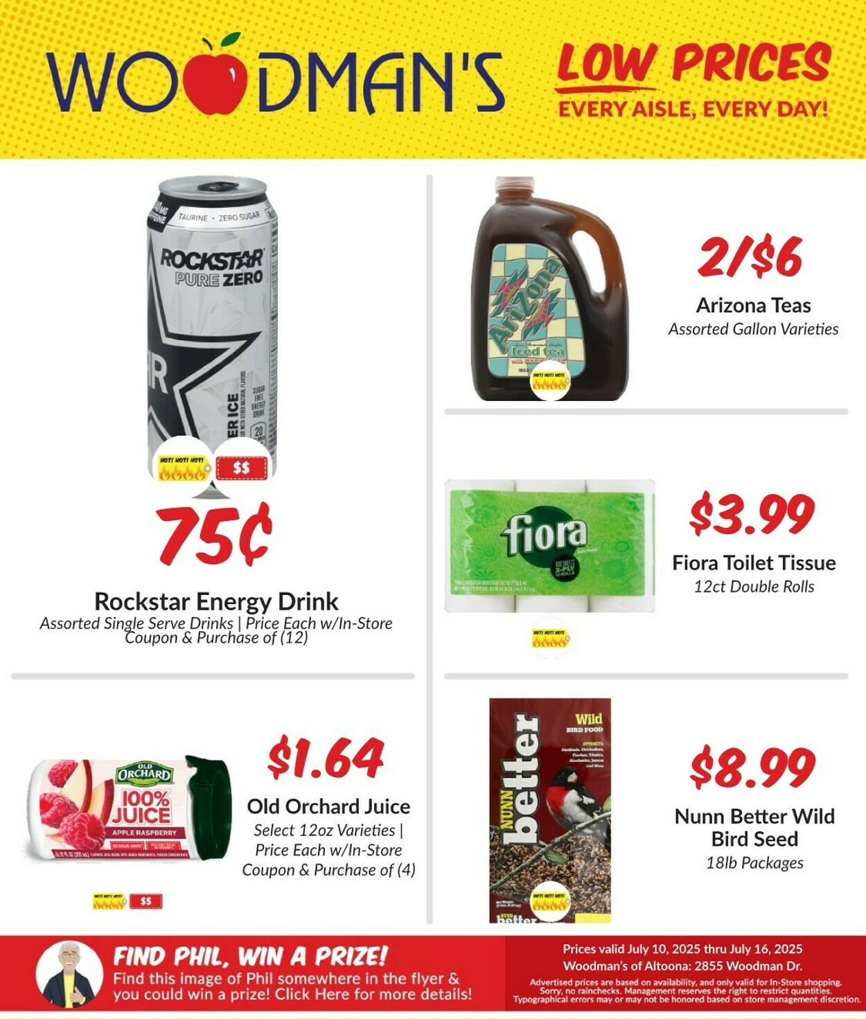 Weekly ad Woodman's Market 07/10/2025 - 07/16/2025