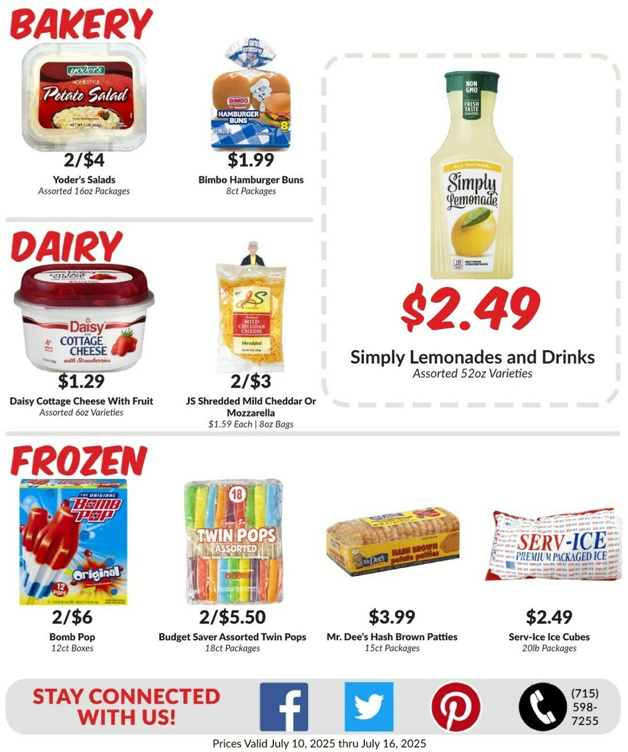 Weekly ad Woodman's Market 07/10/2025 - 07/16/2025