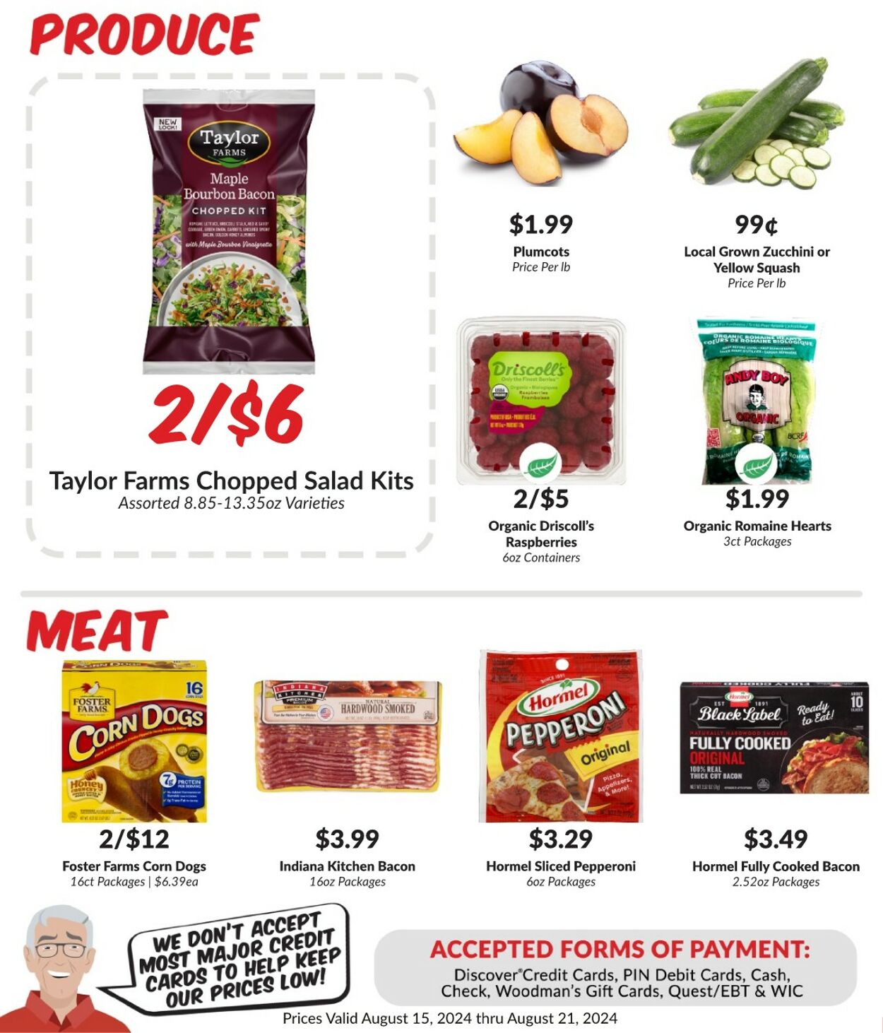 Weekly ad Woodman's Market 08/15/2024 - 08/21/2024