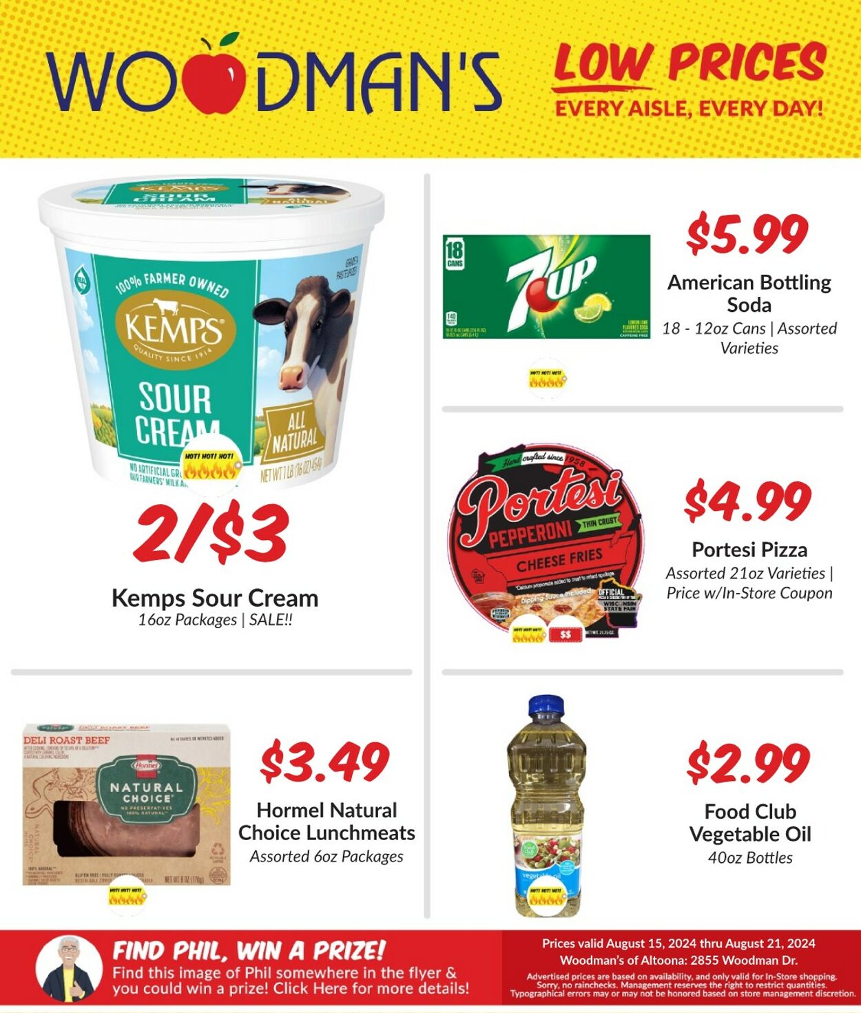 Weekly ad Woodman's Market 08/15/2024 - 08/21/2024