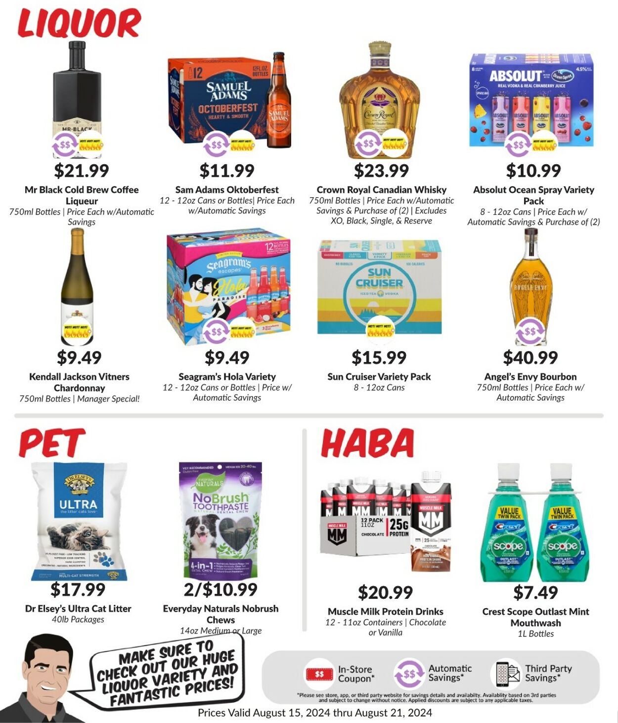 Weekly ad Woodman's Market 08/15/2024 - 08/21/2024