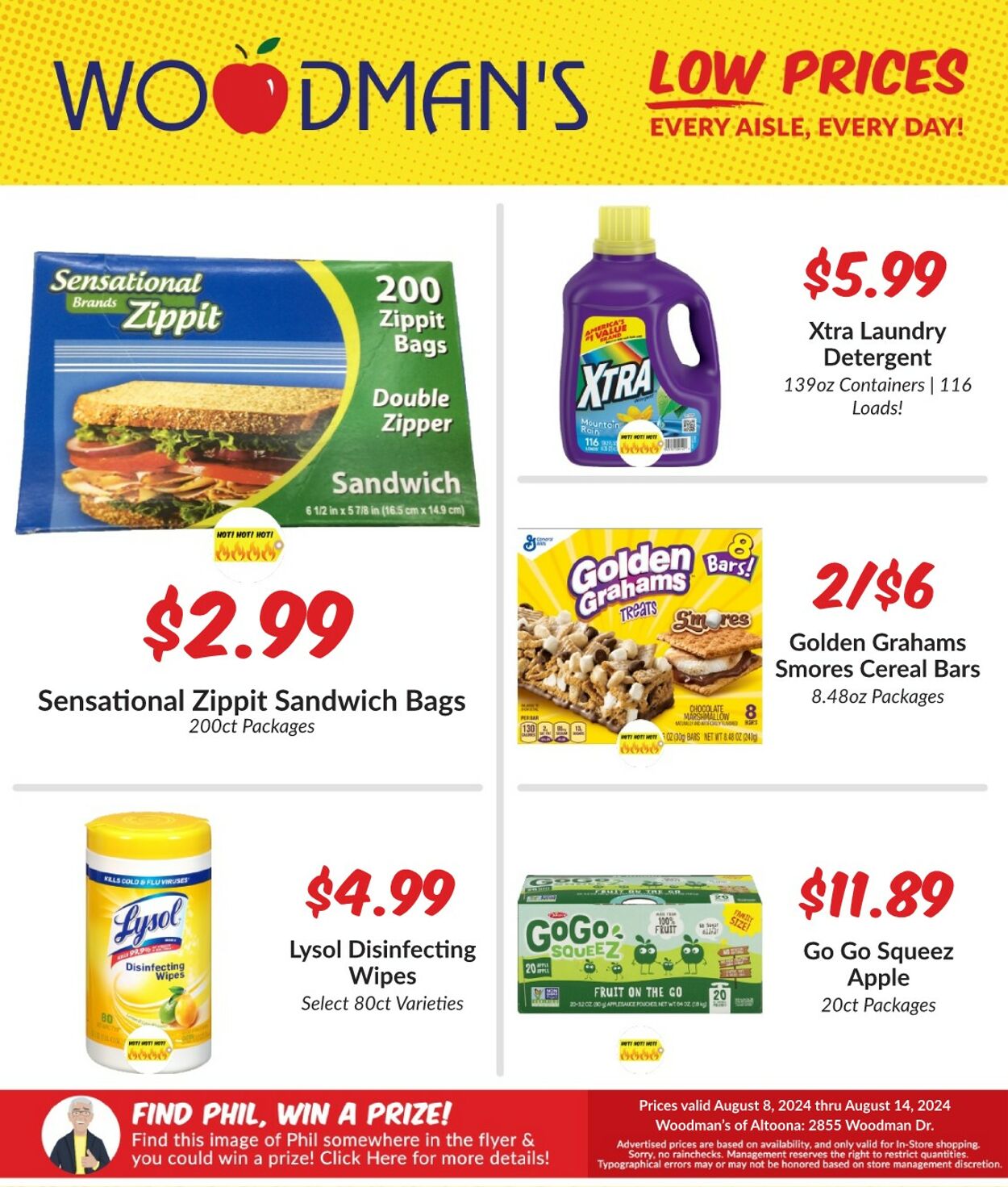 Weekly ad Woodman's Market 08/08/2024 - 08/14/2024