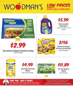 Weekly ad Woodman's Market 08/08/2024 - 08/14/2024