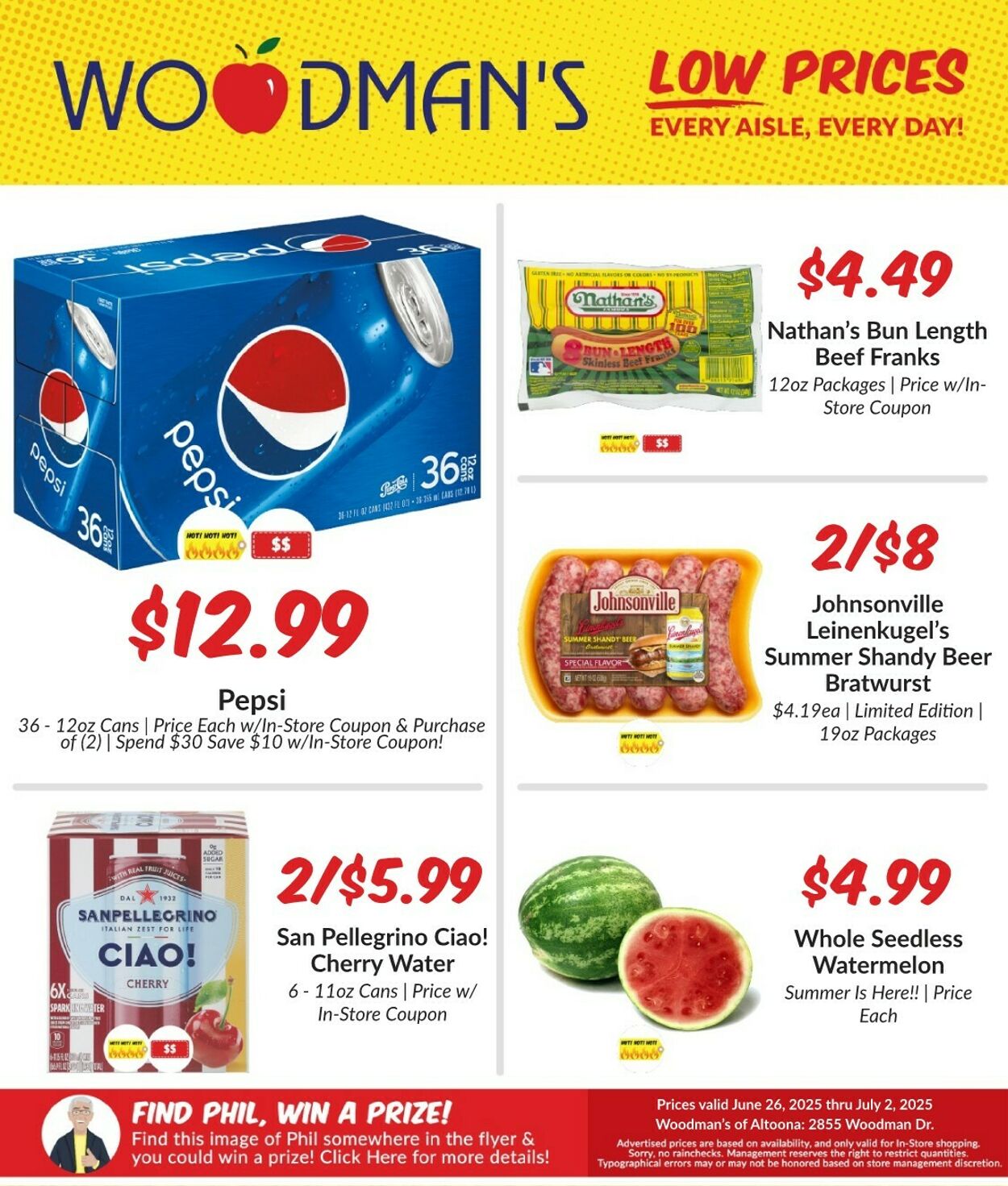 Weekly ad Woodman's Market 06/26/2025 - 07/02/2025