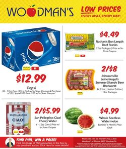 Weekly ad Woodman's Market 06/26/2025 - 07/02/2025