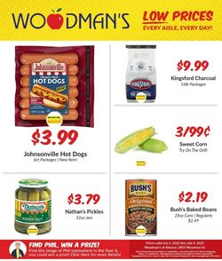 Weekly ad Woodman's Market 07/03/2025 - 07/09/2025