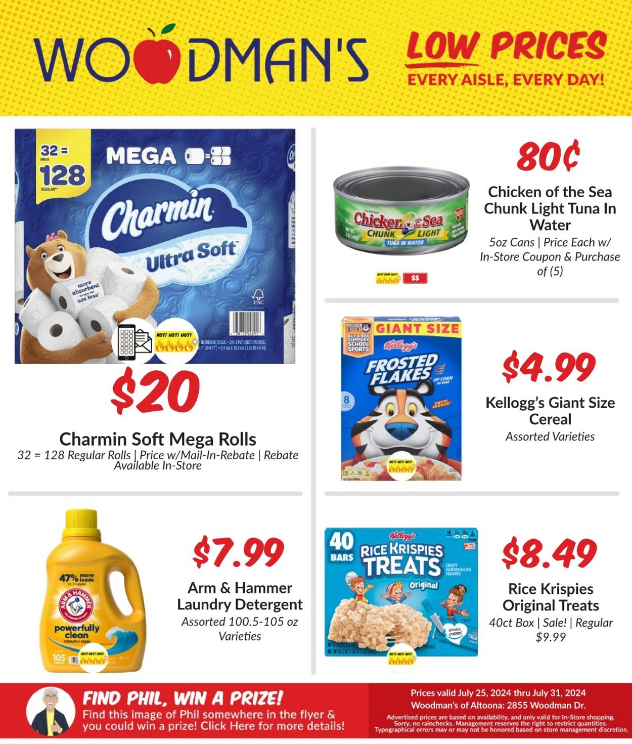 Weekly ad Woodman's Market 07/25/2024 - 07/31/2024