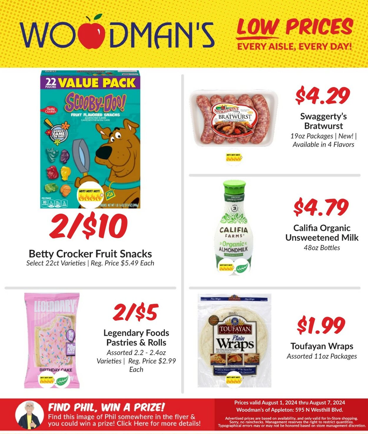 Weekly ad Woodman's Market 08/01/2024 - 08/07/2024