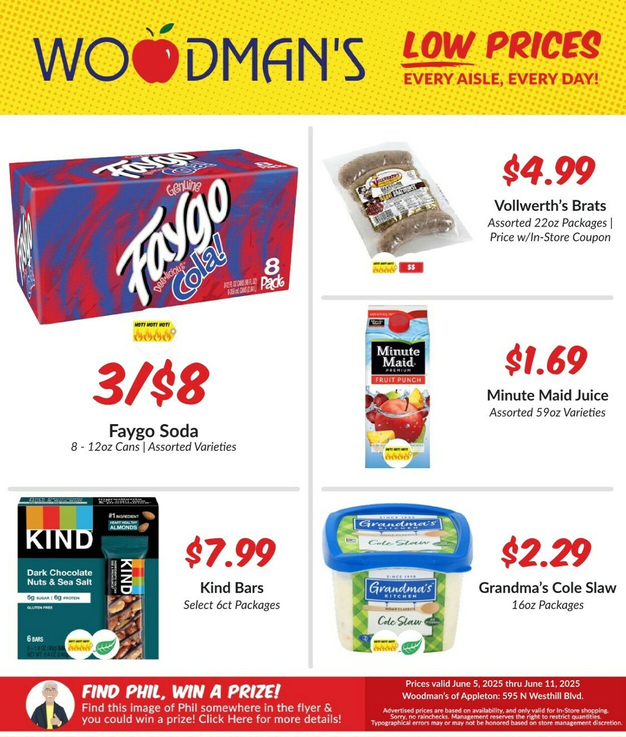 Weekly ad Woodman's Market 06/05/2025 - 06/11/2025
