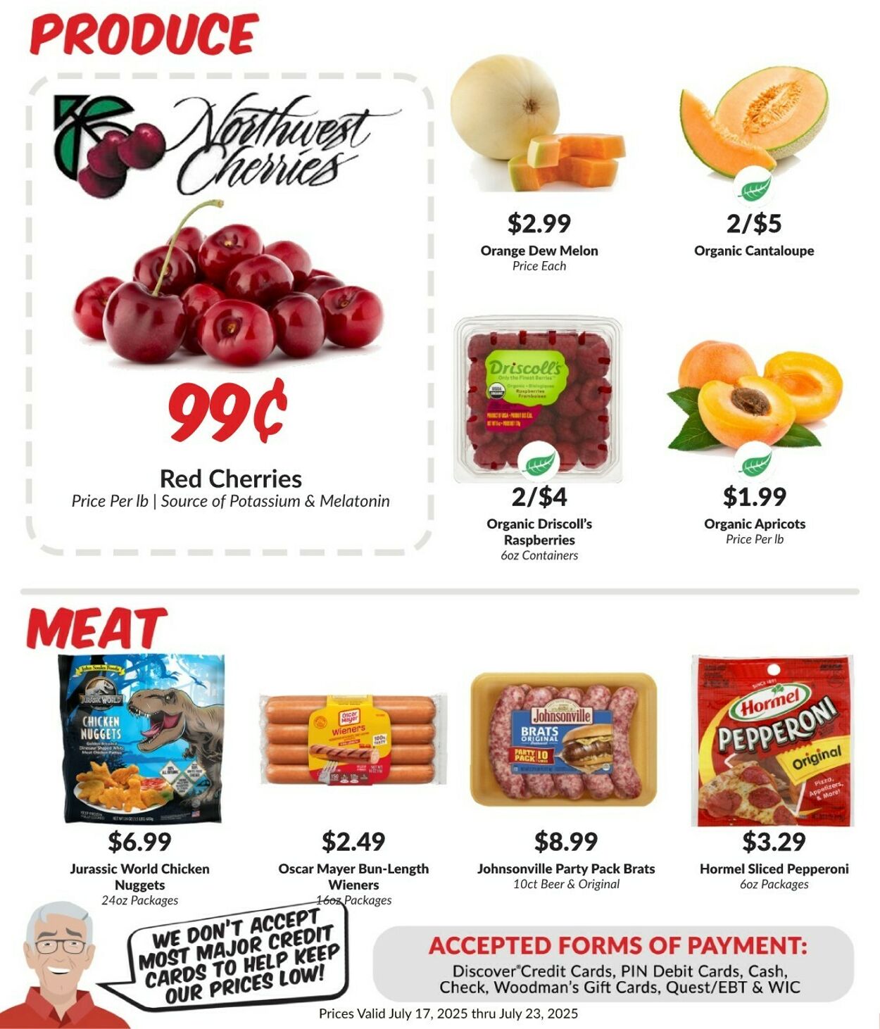 Weekly ad Woodman's Market 07/17/2025 - 07/23/2025