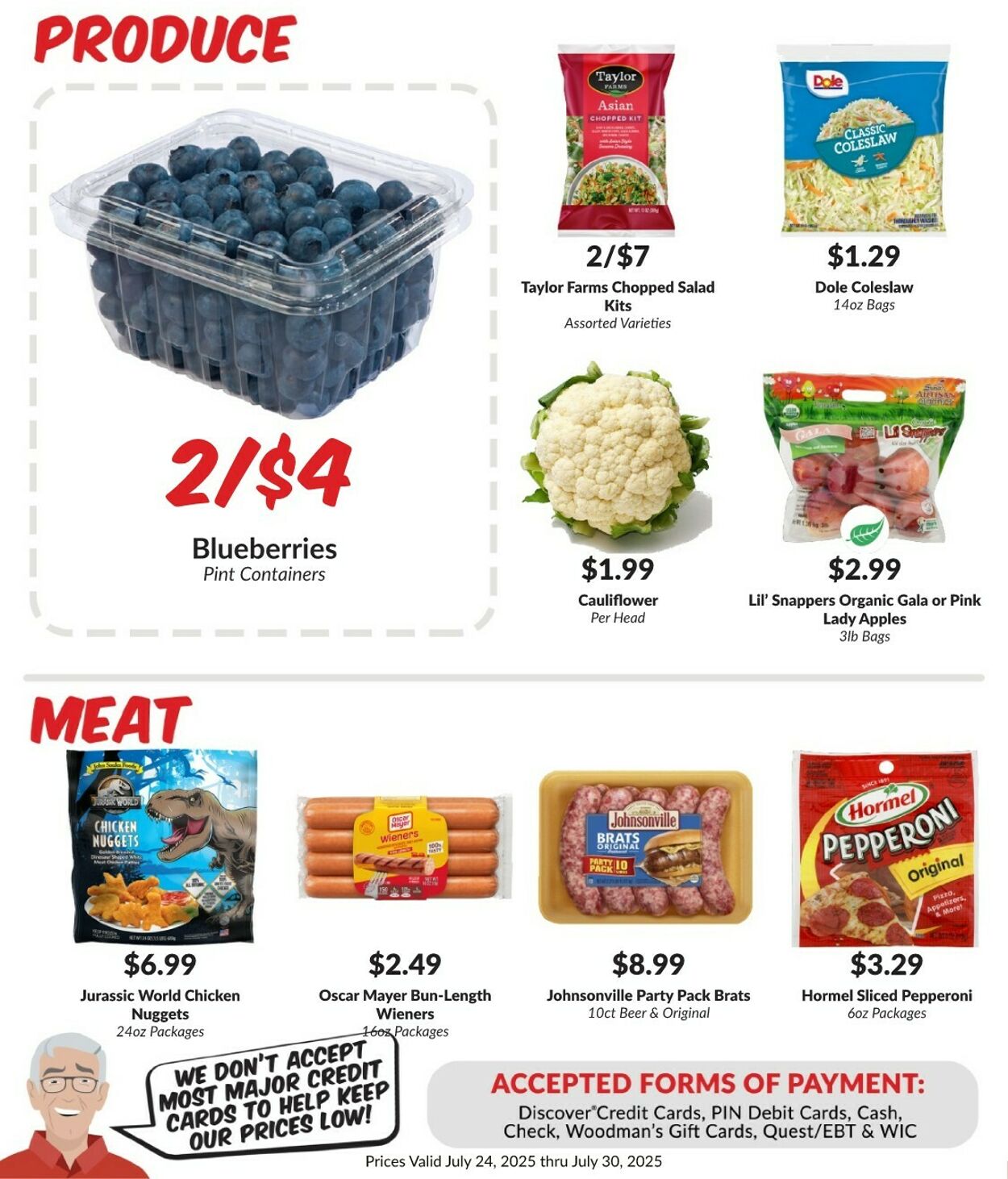 Weekly ad Woodman's Market 07/24/2025 - 07/30/2025
