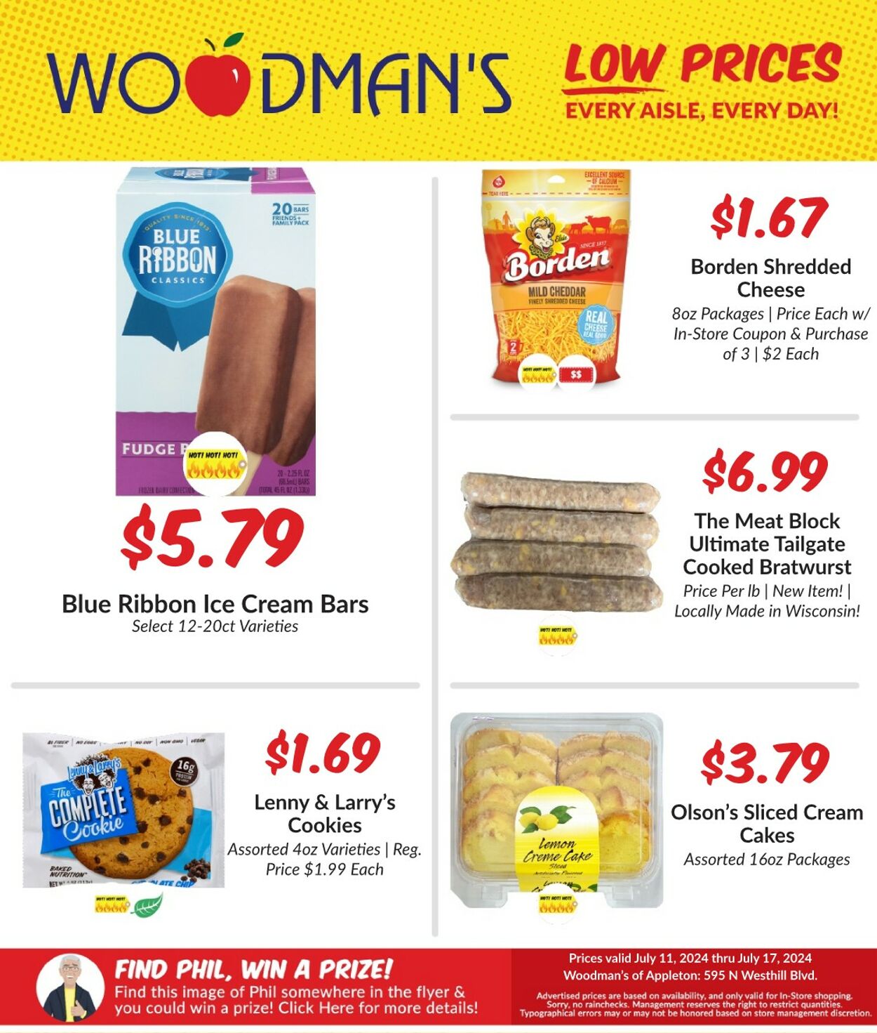 Weekly ad Woodman's Market 07/11/2024 - 07/17/2024