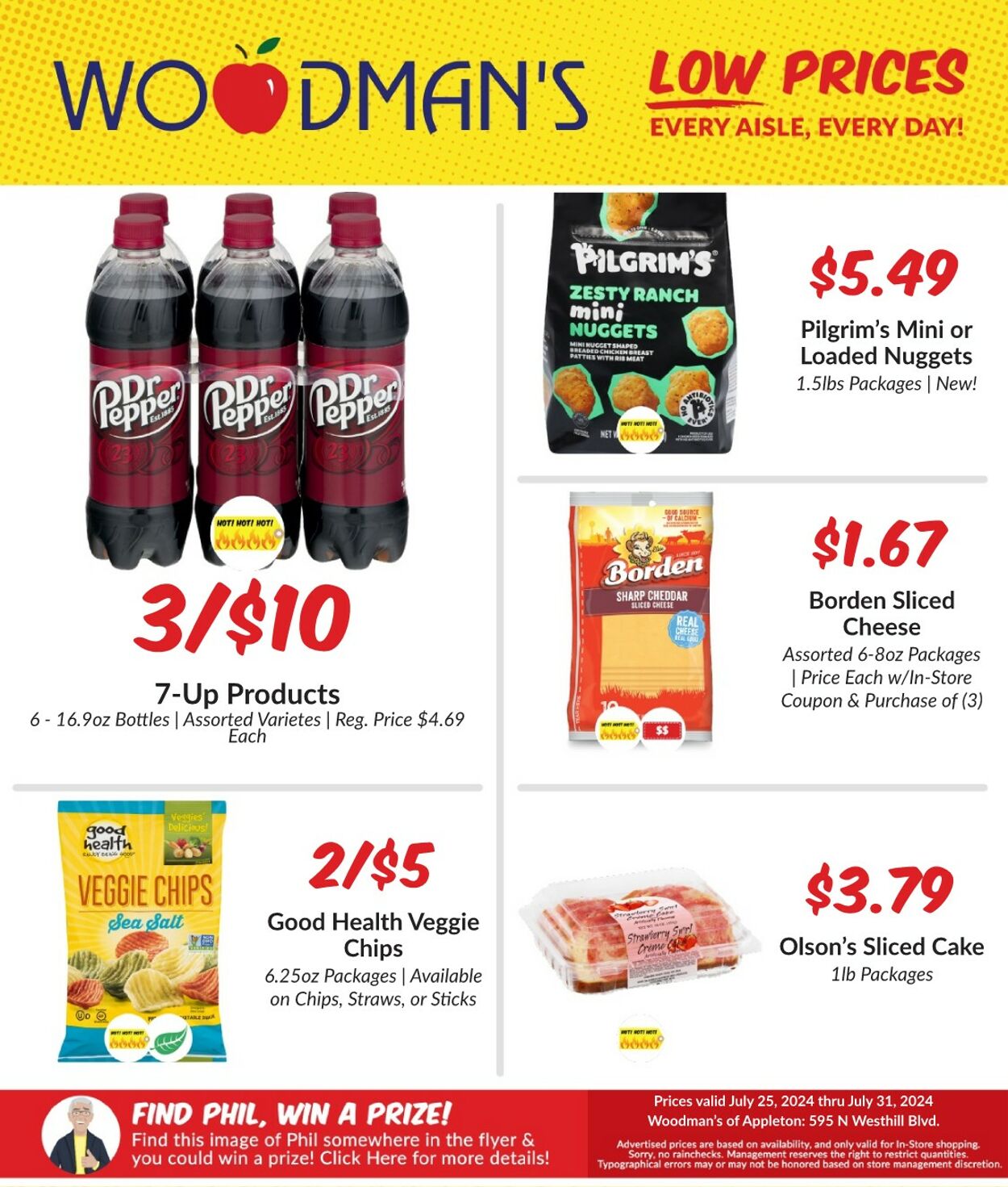 Weekly ad Woodman's Market 07/25/2024 - 07/31/2024