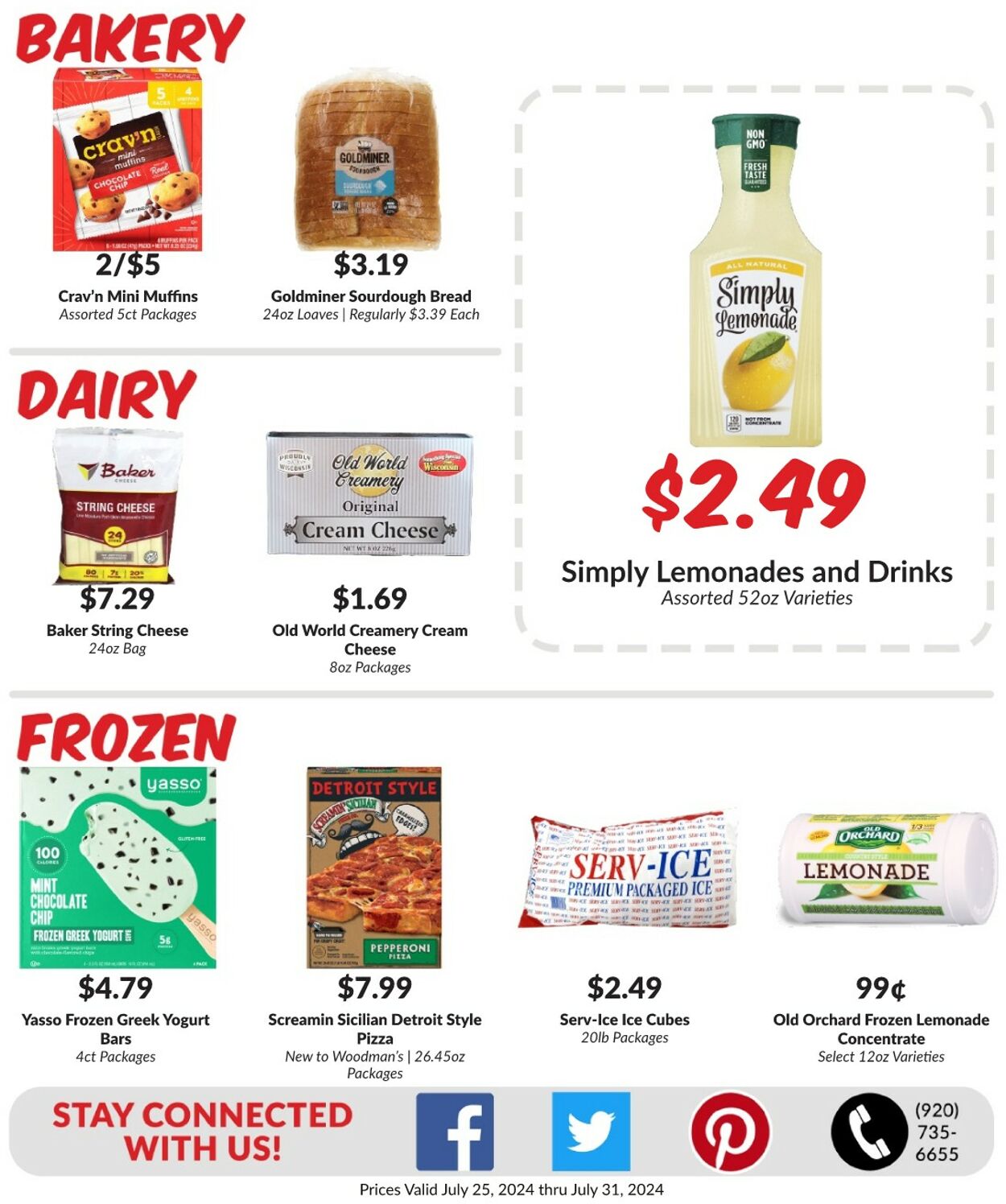 Weekly ad Woodman's Market 07/25/2024 - 07/31/2024