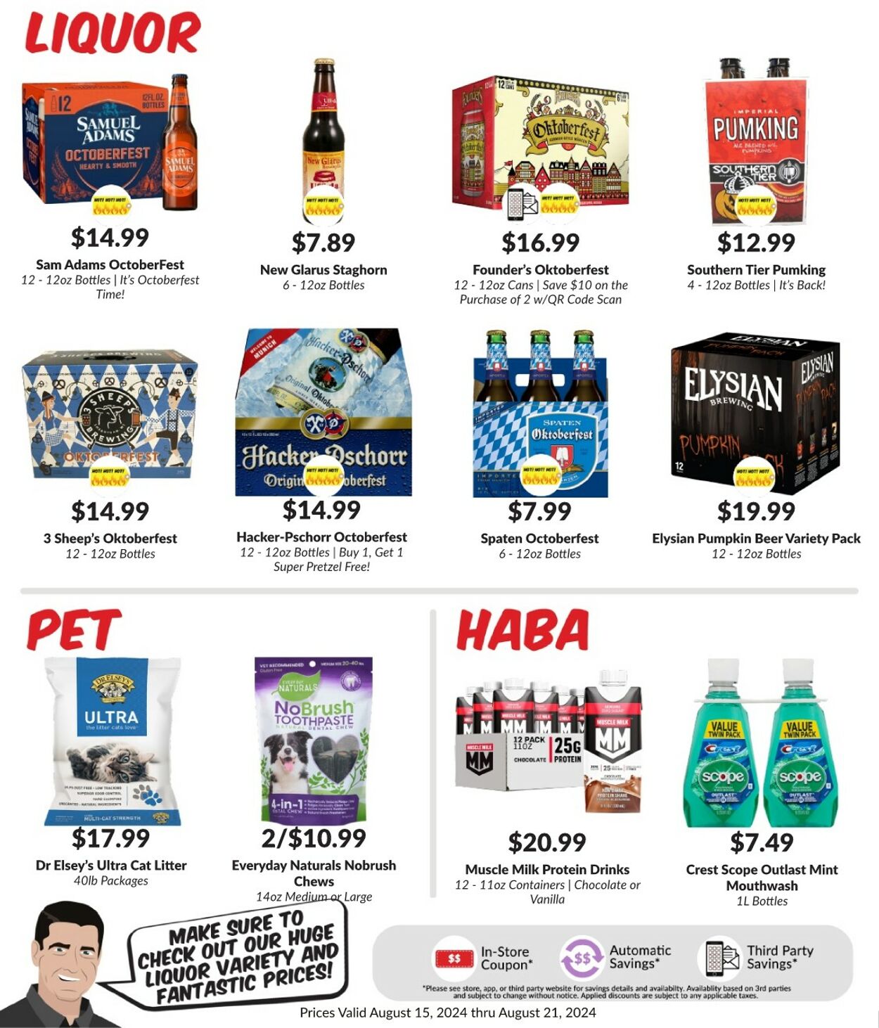 Weekly ad Woodman's Market 08/15/2024 - 08/21/2024