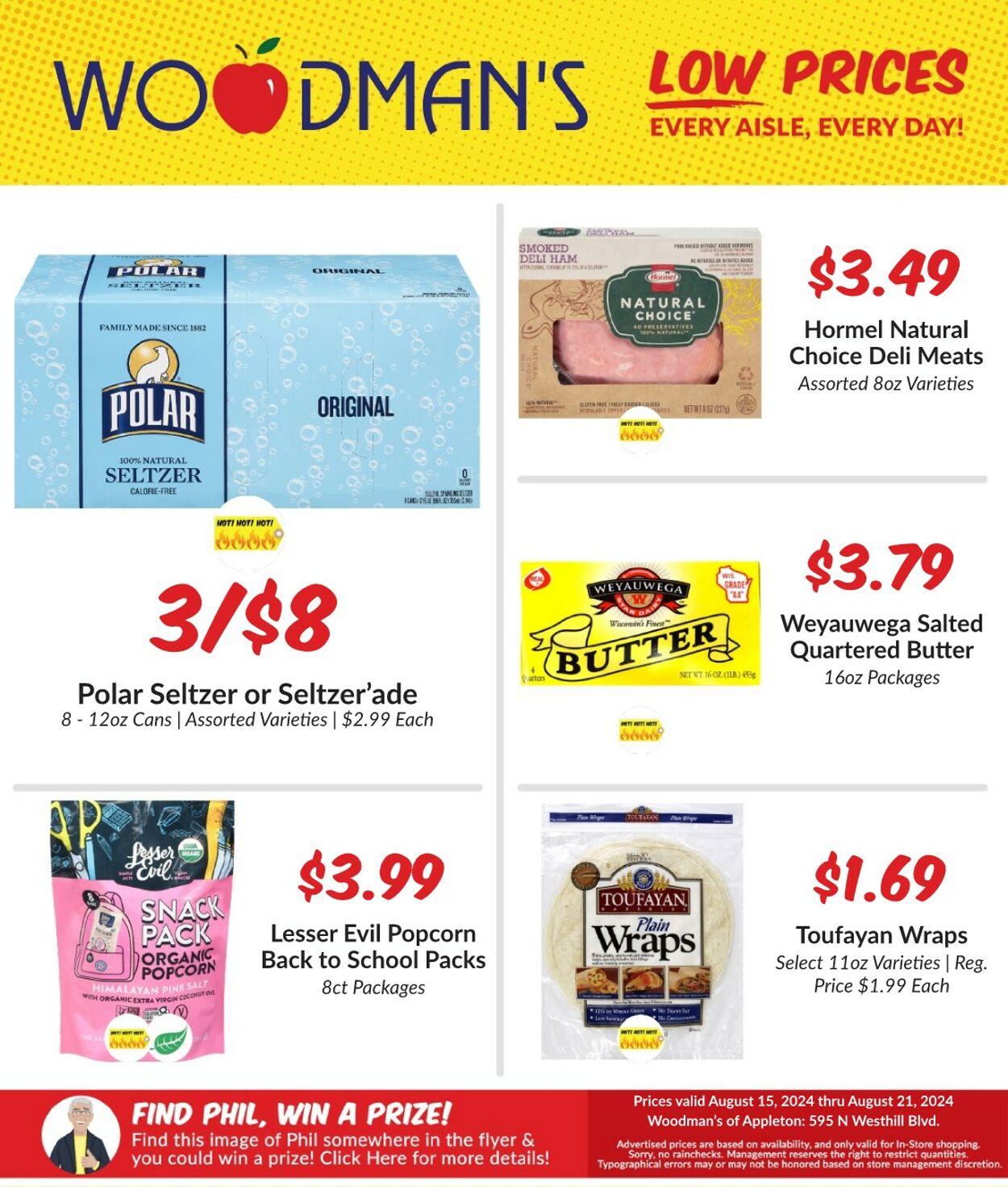 Weekly ad Woodman's Market 08/15/2024 - 08/21/2024