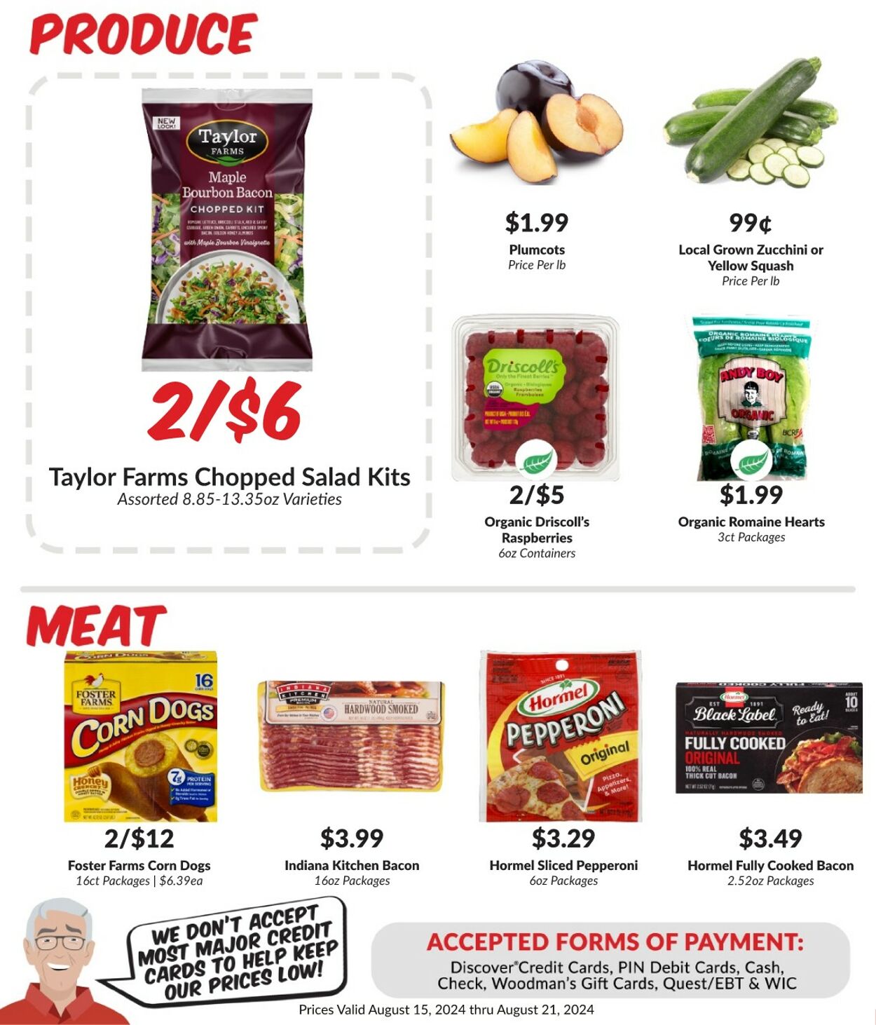 Weekly ad Woodman's Market 08/15/2024 - 08/21/2024