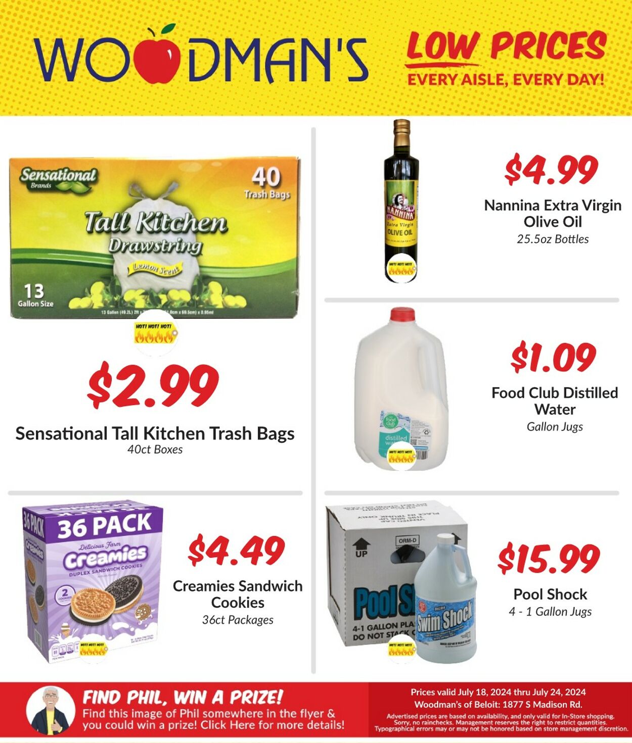 Weekly ad Woodman's Market 07/18/2024 - 07/24/2024