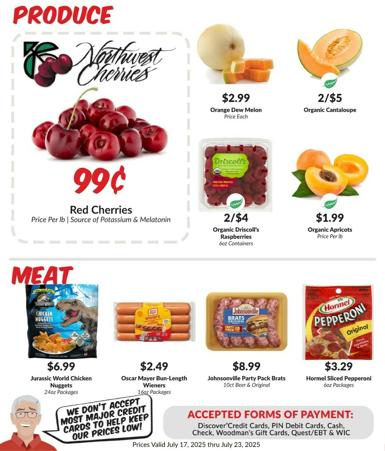 Weekly ad Woodman's Market 07/17/2025 - 07/23/2025