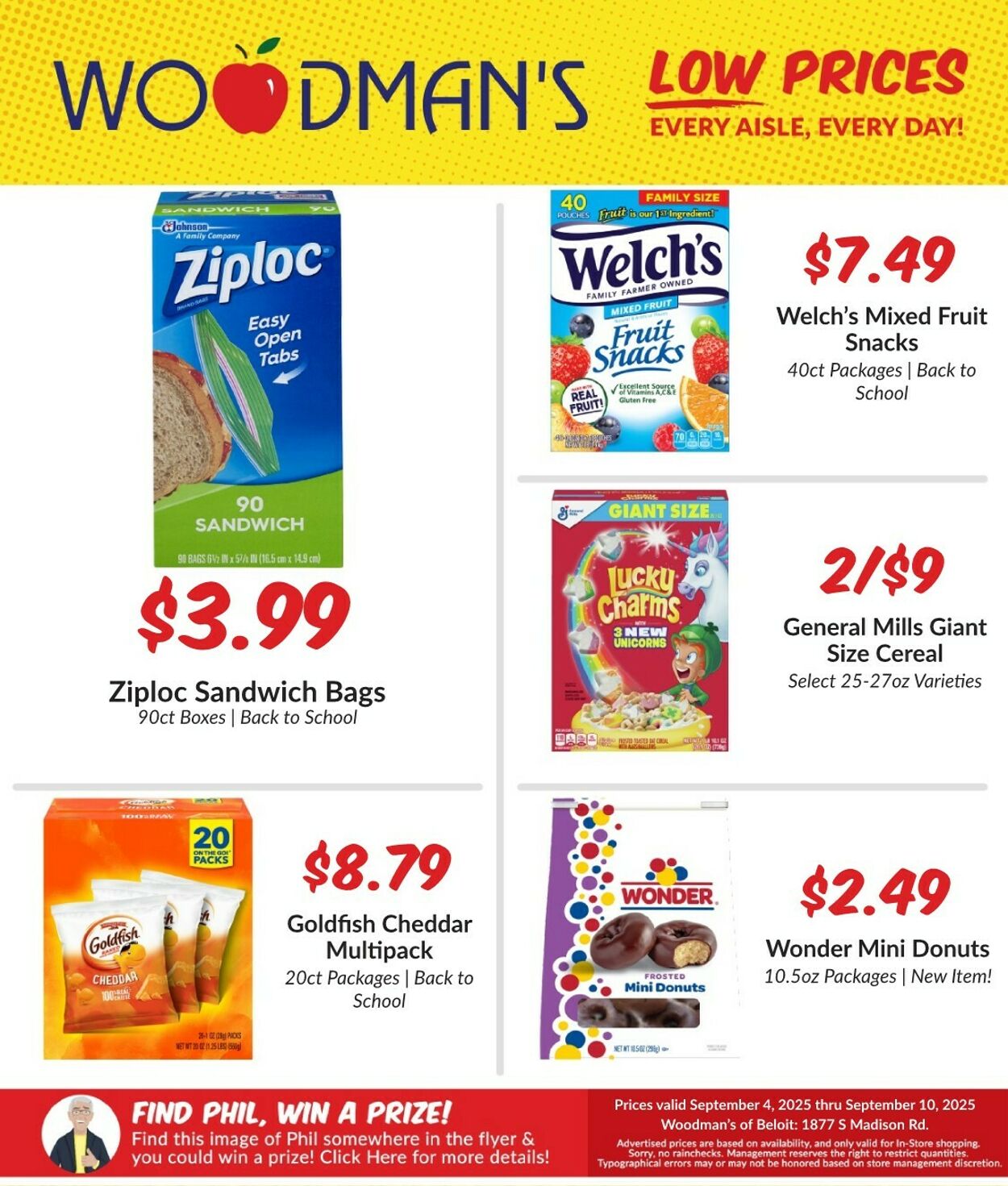 Weekly ad Woodman's Market 09/04/2025 - 09/10/2025