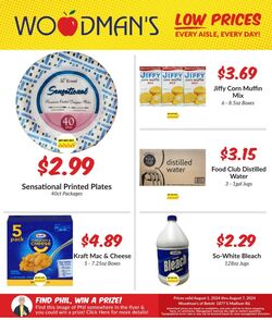 Weekly ad Woodman's Market 08/01/2024 - 08/07/2024