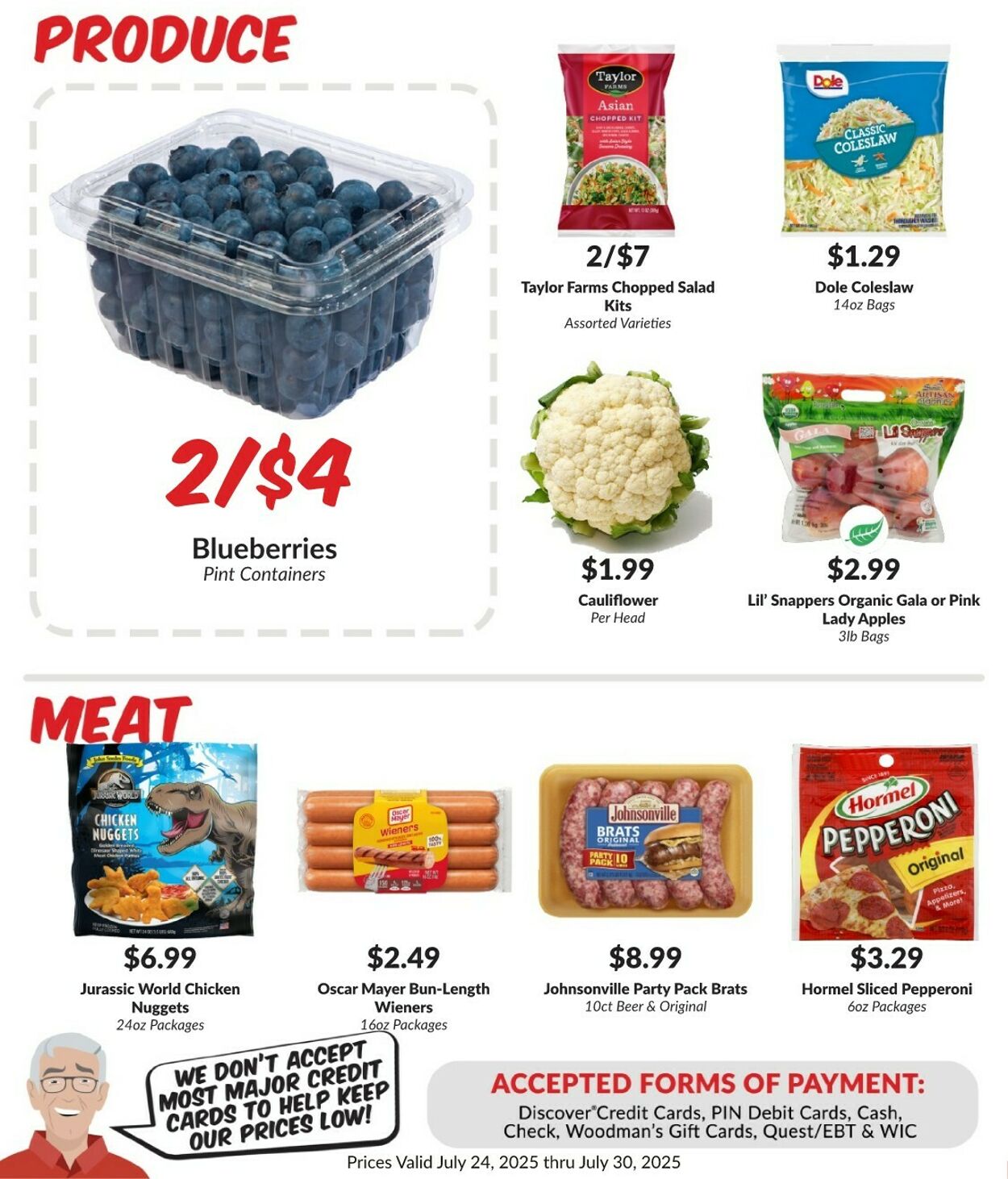 Weekly ad Woodman's Market 07/24/2025 - 07/30/2025