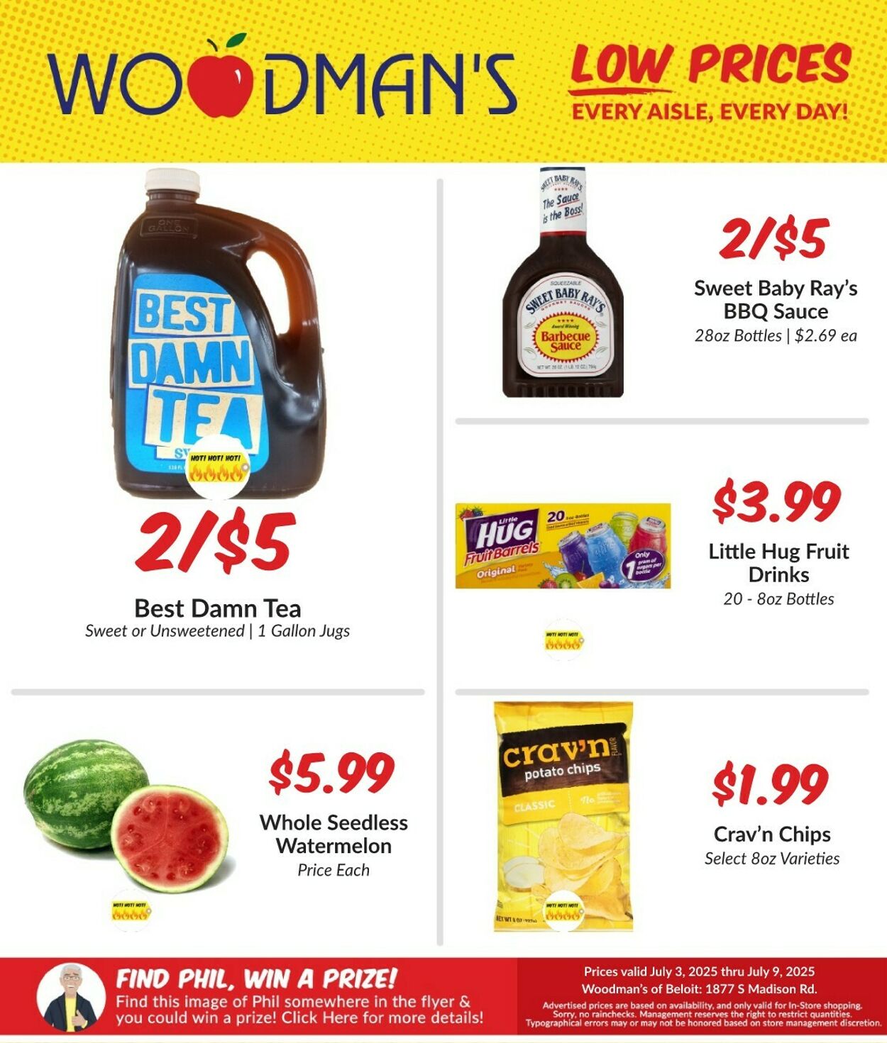 Weekly ad Woodman's Market 07/03/2025 - 07/09/2025