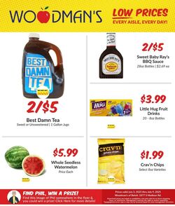 Weekly ad Woodman's Market 07/03/2025 - 07/09/2025