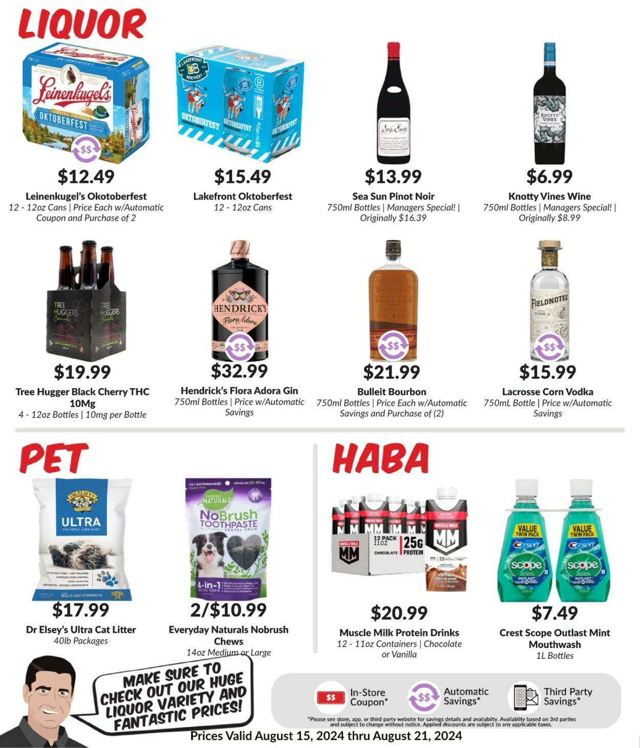 Weekly ad Woodman's Market 08/15/2024 - 08/21/2024