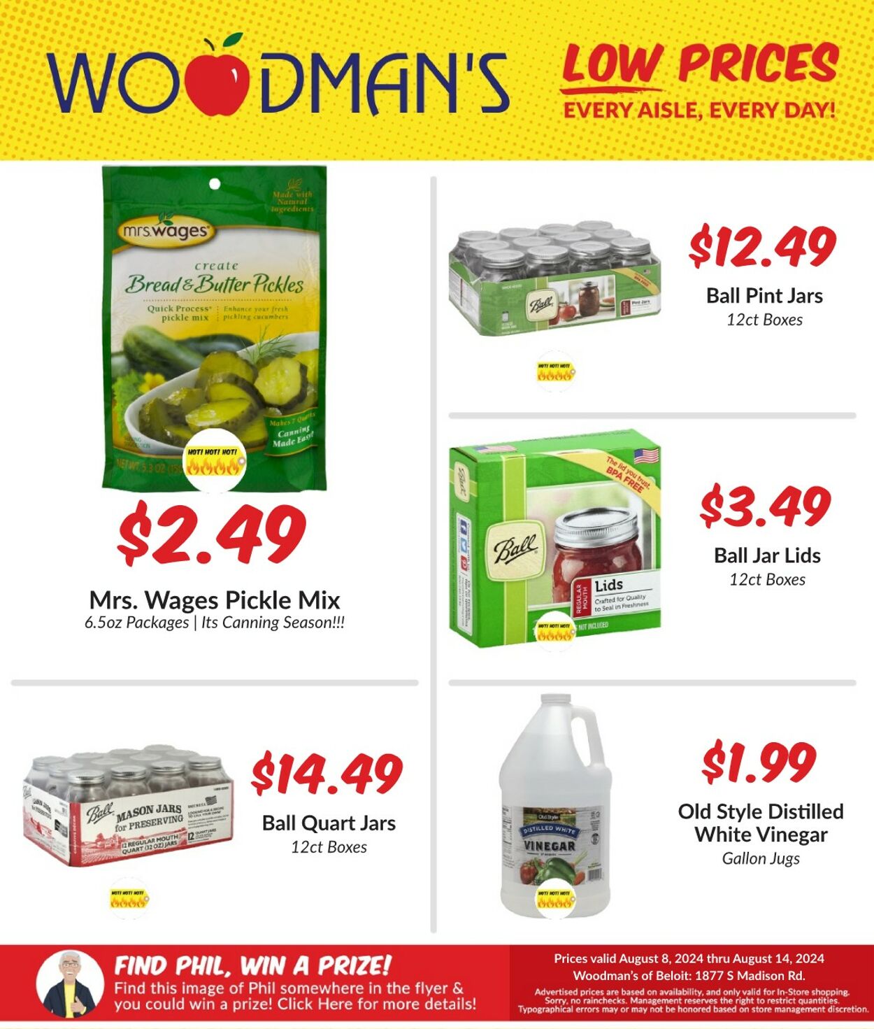 Weekly ad Woodman's Market 08/08/2024 - 08/14/2024