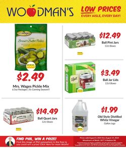 Weekly ad Woodman's Market 08/08/2024 - 08/14/2024