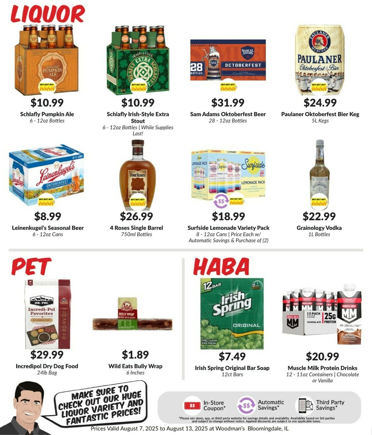 Weekly ad Woodman's Market 08/07/2025 - 08/13/2025