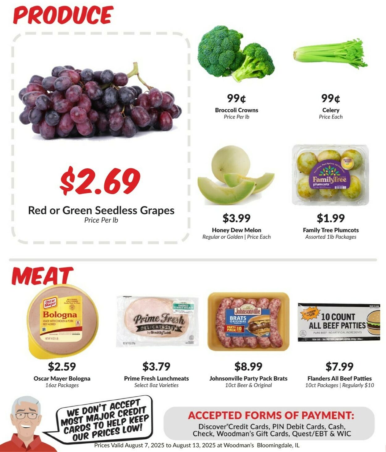 Weekly ad Woodman's Market 08/07/2025 - 08/13/2025