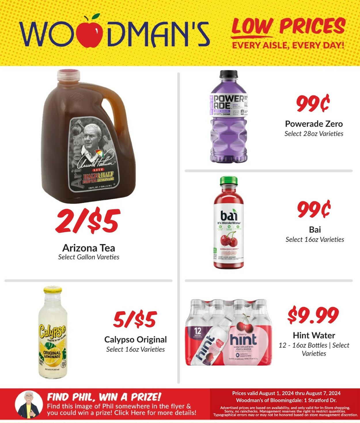 Weekly ad Woodman's Market 08/01/2024 - 08/07/2024