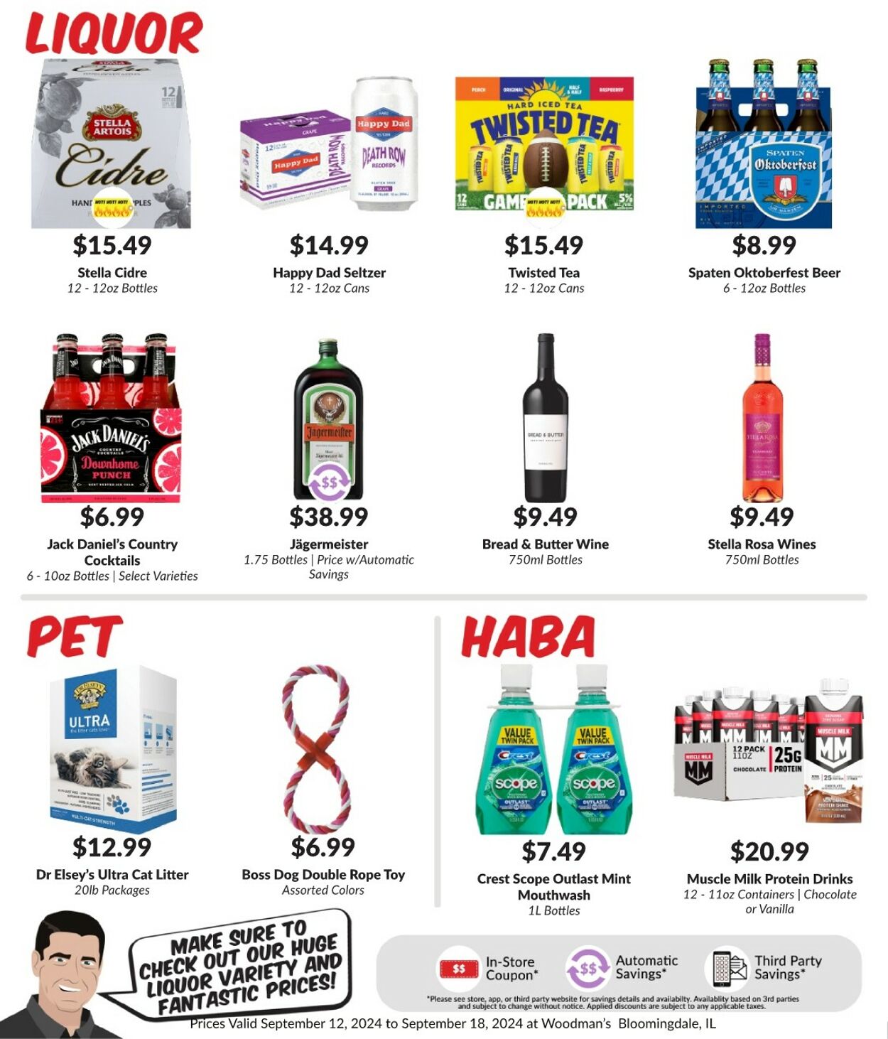 Weekly ad Woodman's Market 09/12/2024 - 09/18/2024