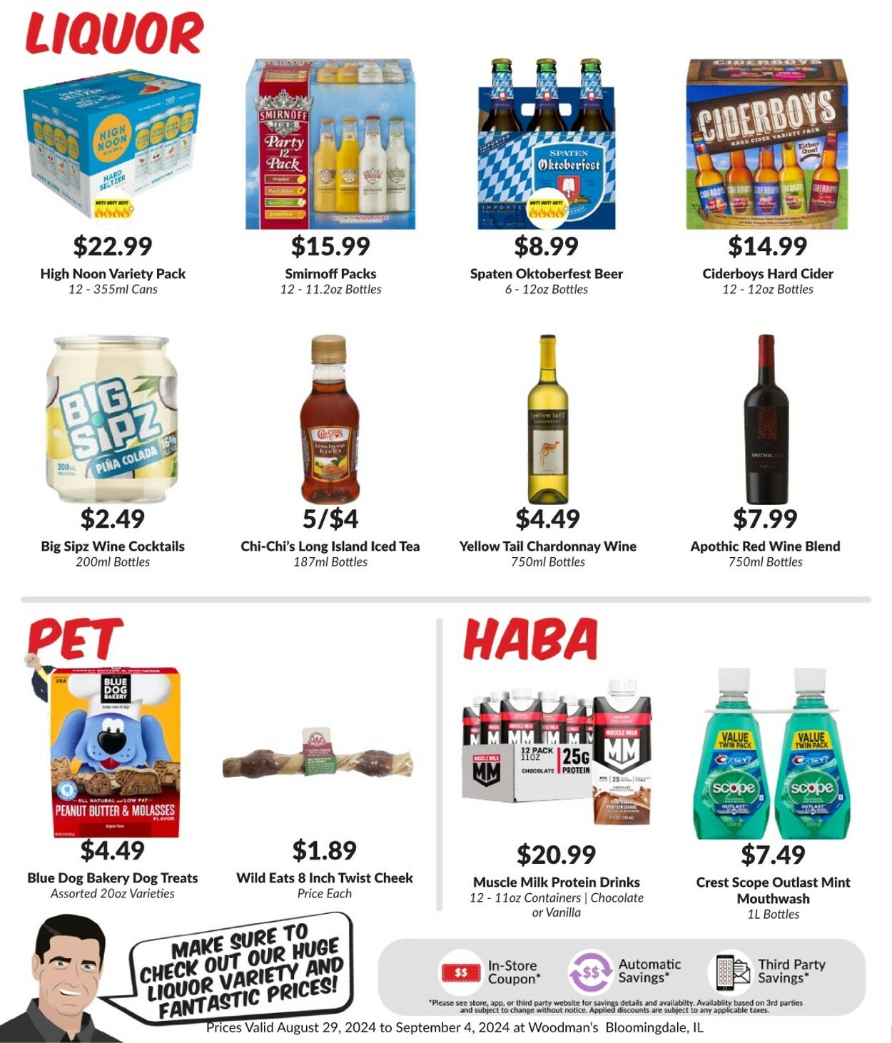 Weekly ad Woodman's Market 08/29/2024 - 09/04/2024