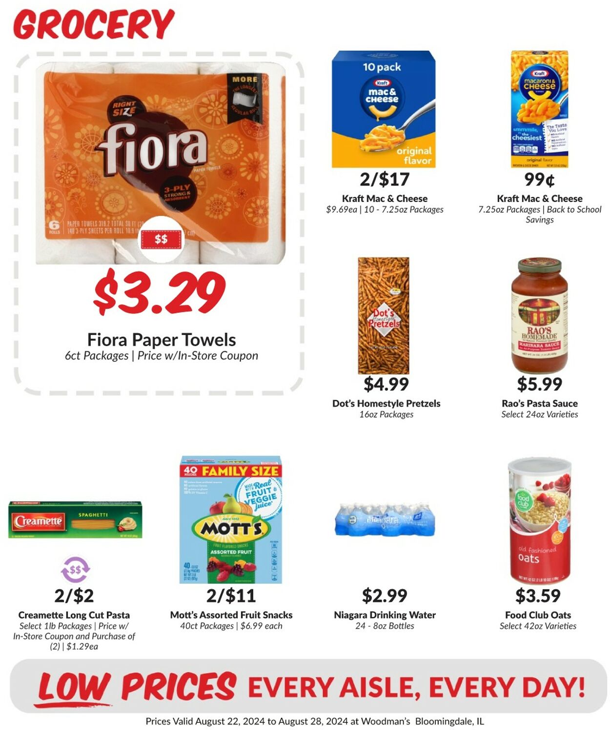 Weekly ad Woodman's Market 08/22/2024 - 08/28/2024