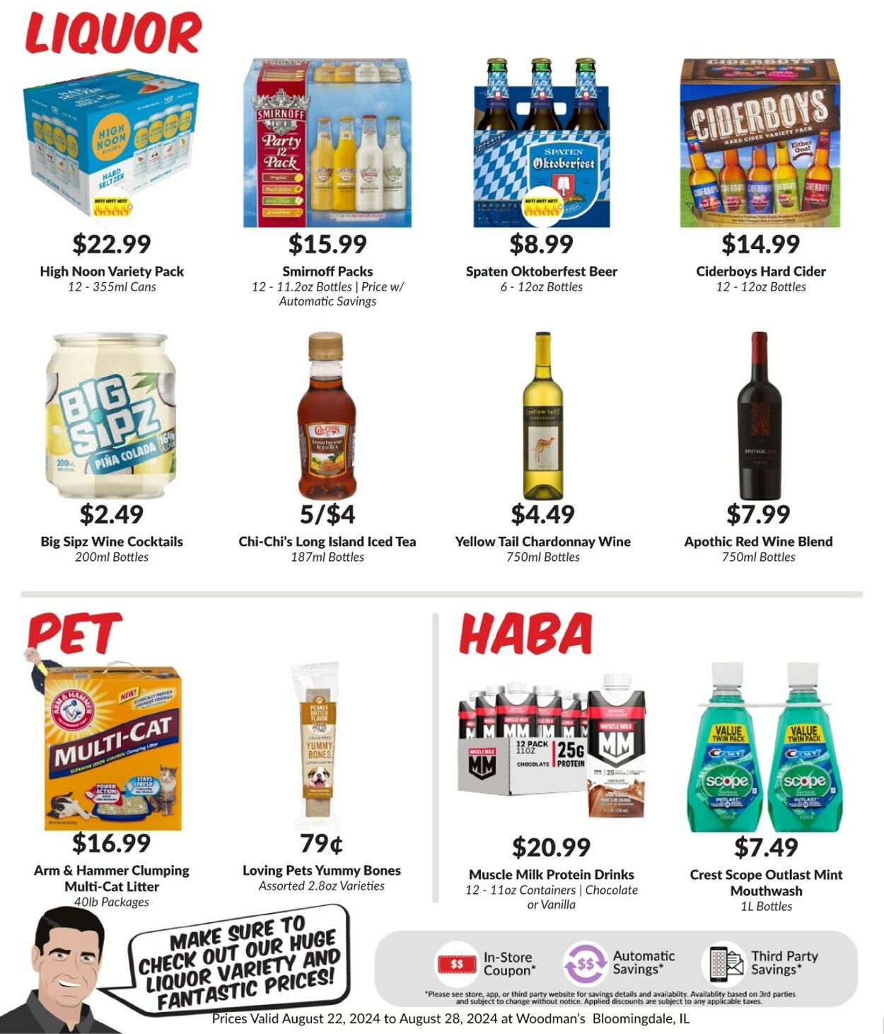 Weekly ad Woodman's Market 08/22/2024 - 08/28/2024