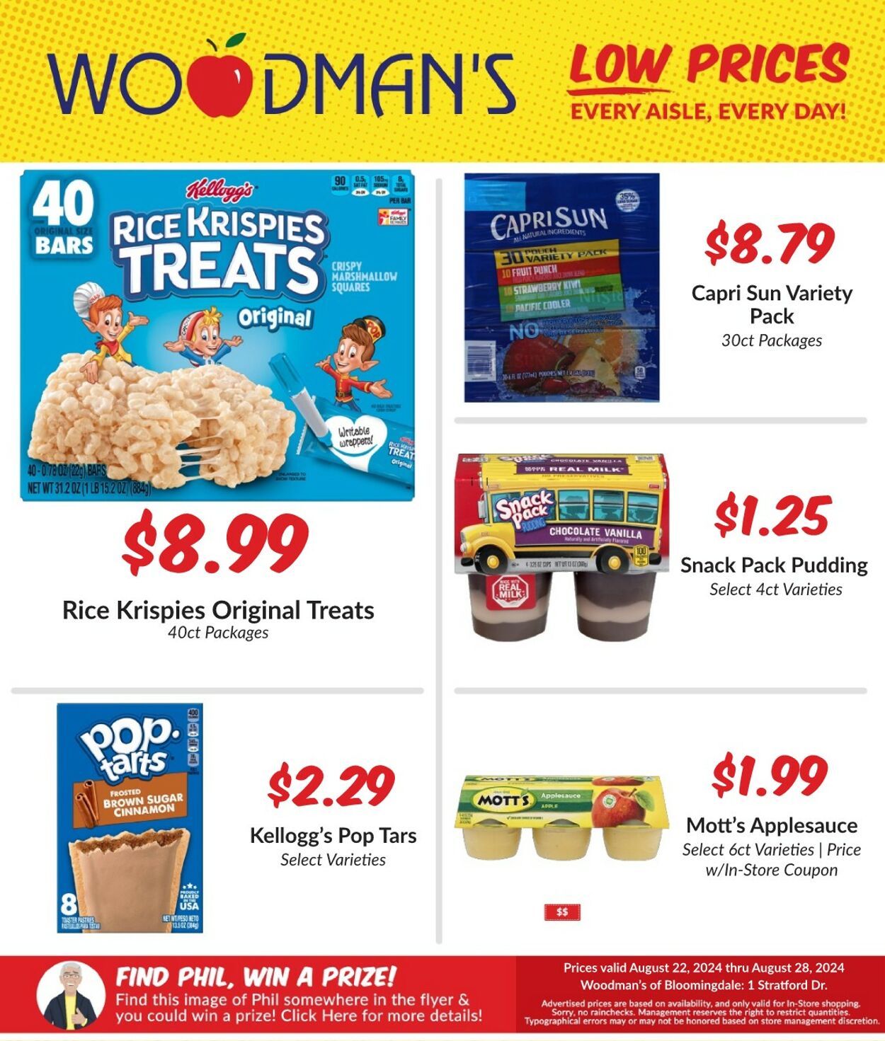 Weekly ad Woodman's Market 08/22/2024 - 08/28/2024