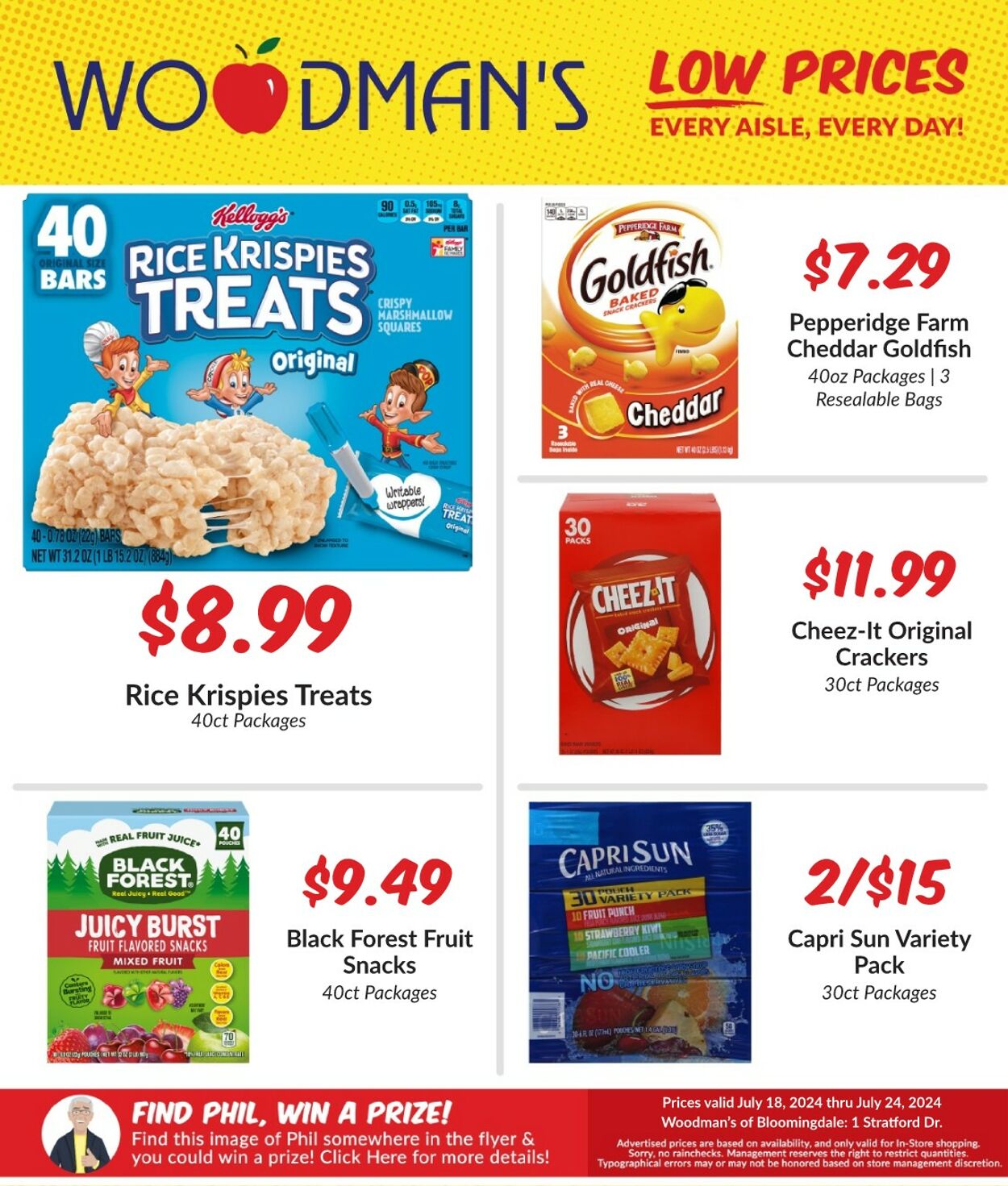 Weekly ad Woodman's Market 07/18/2024 - 07/24/2024