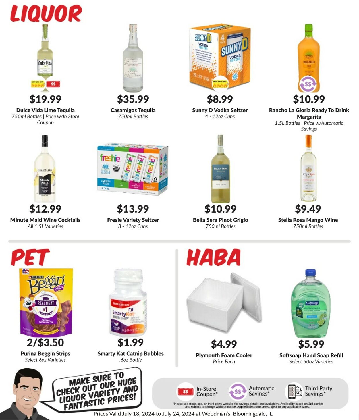 Weekly ad Woodman's Market 07/18/2024 - 07/24/2024