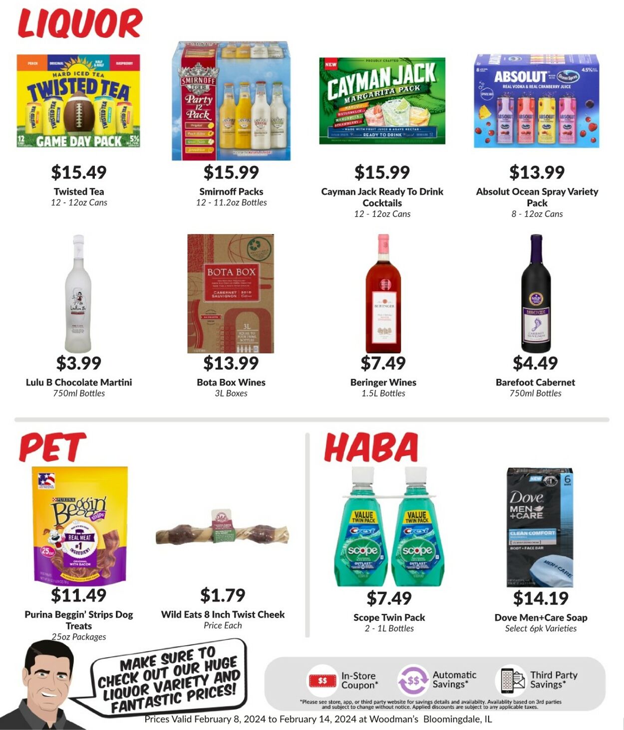 Weekly ad Woodman's Market 02/08/2024 - 02/14/2024