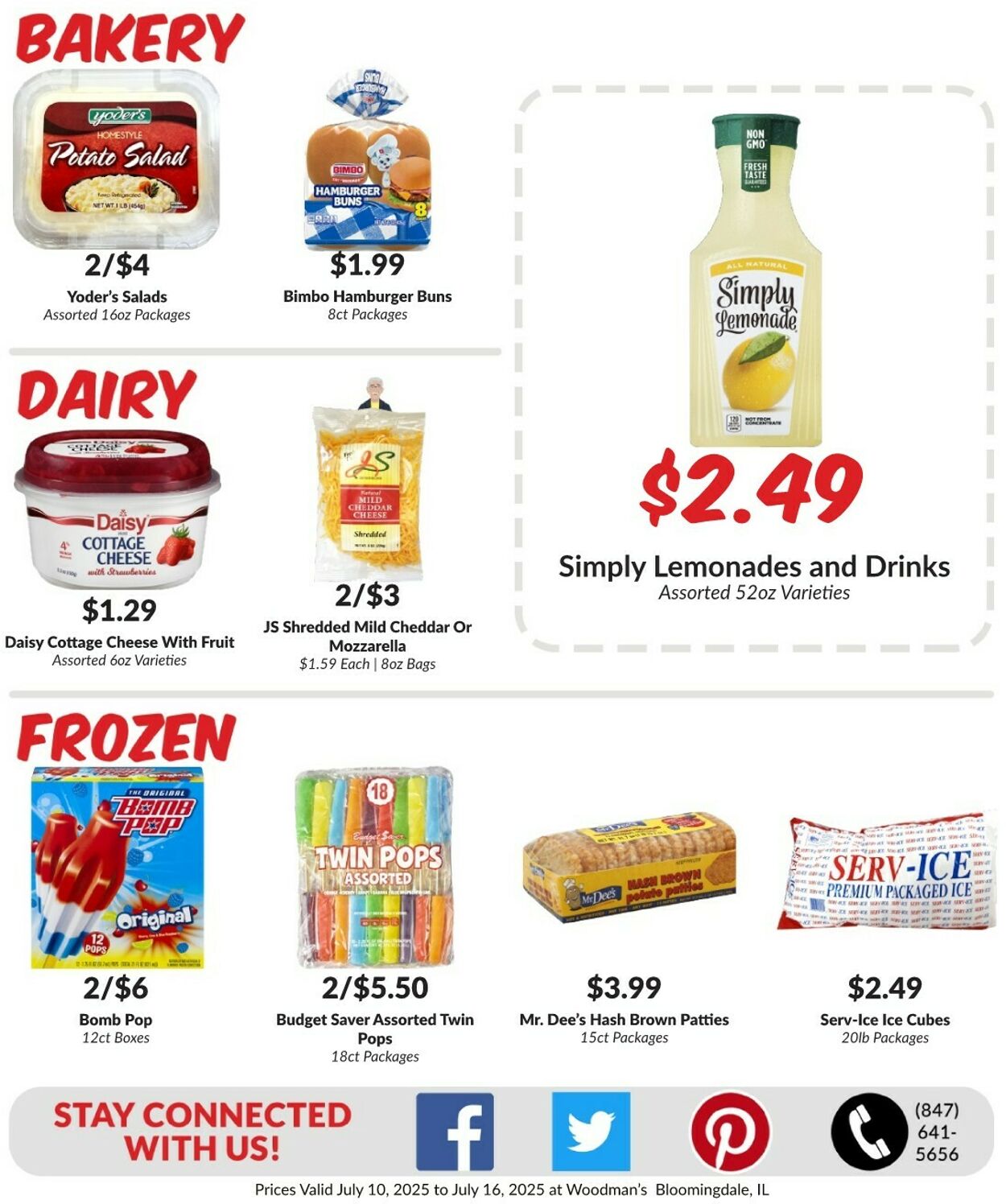 Weekly ad Woodman's Market 07/10/2025 - 07/16/2025