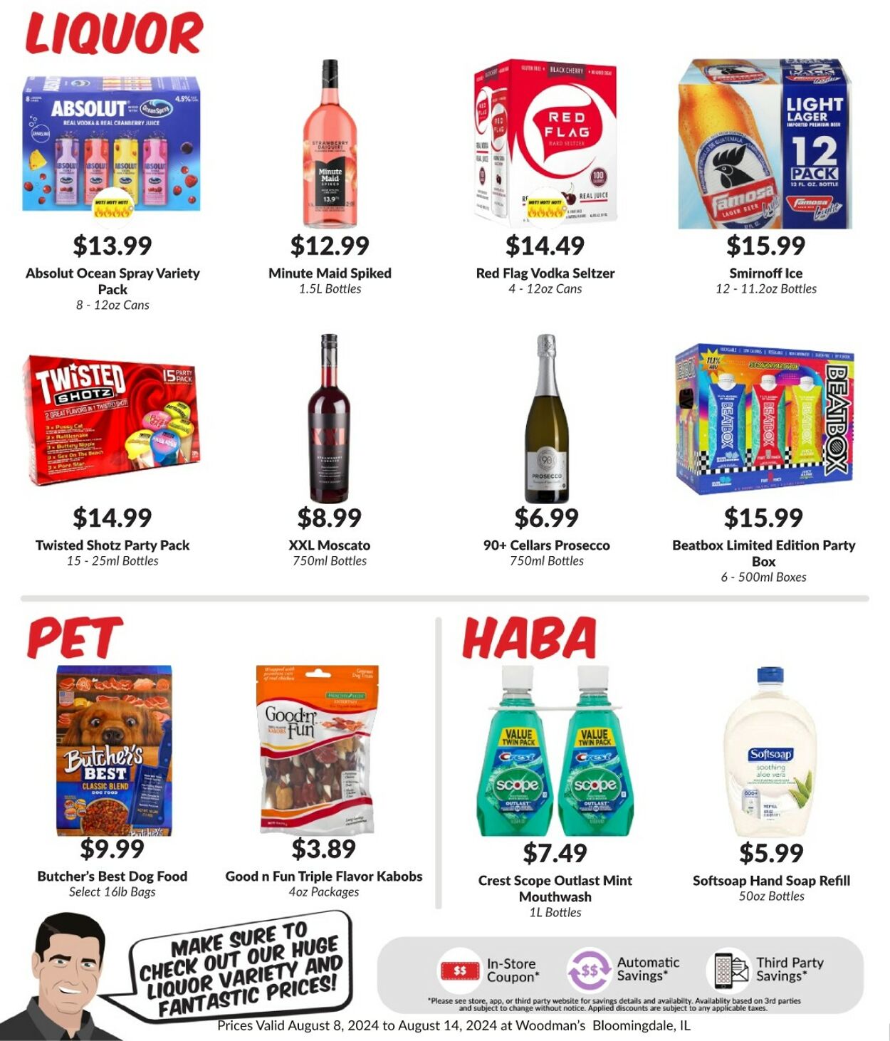 Weekly ad Woodman's Market 08/08/2024 - 08/14/2024