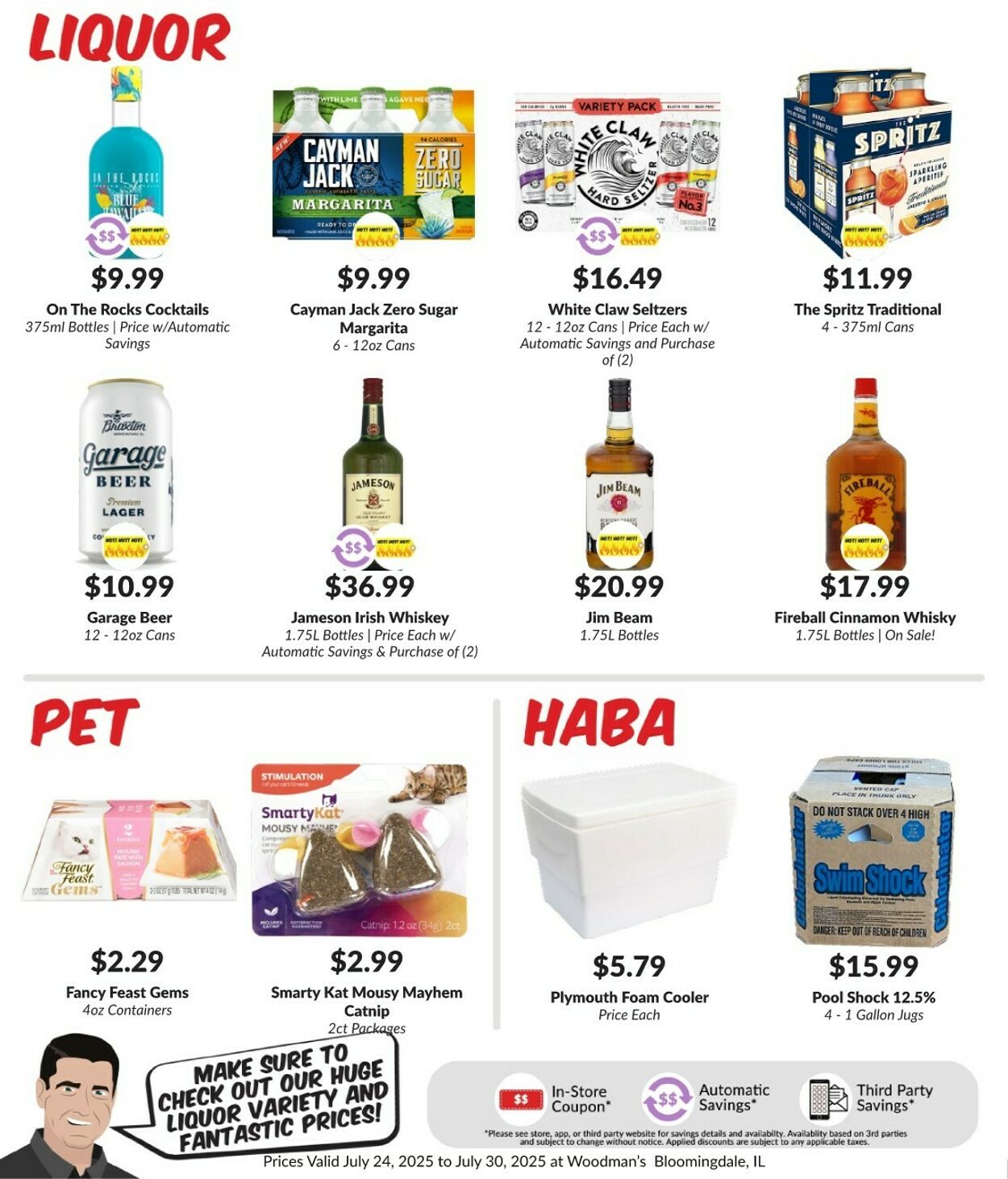 Weekly ad Woodman's Market 07/24/2025 - 07/30/2025